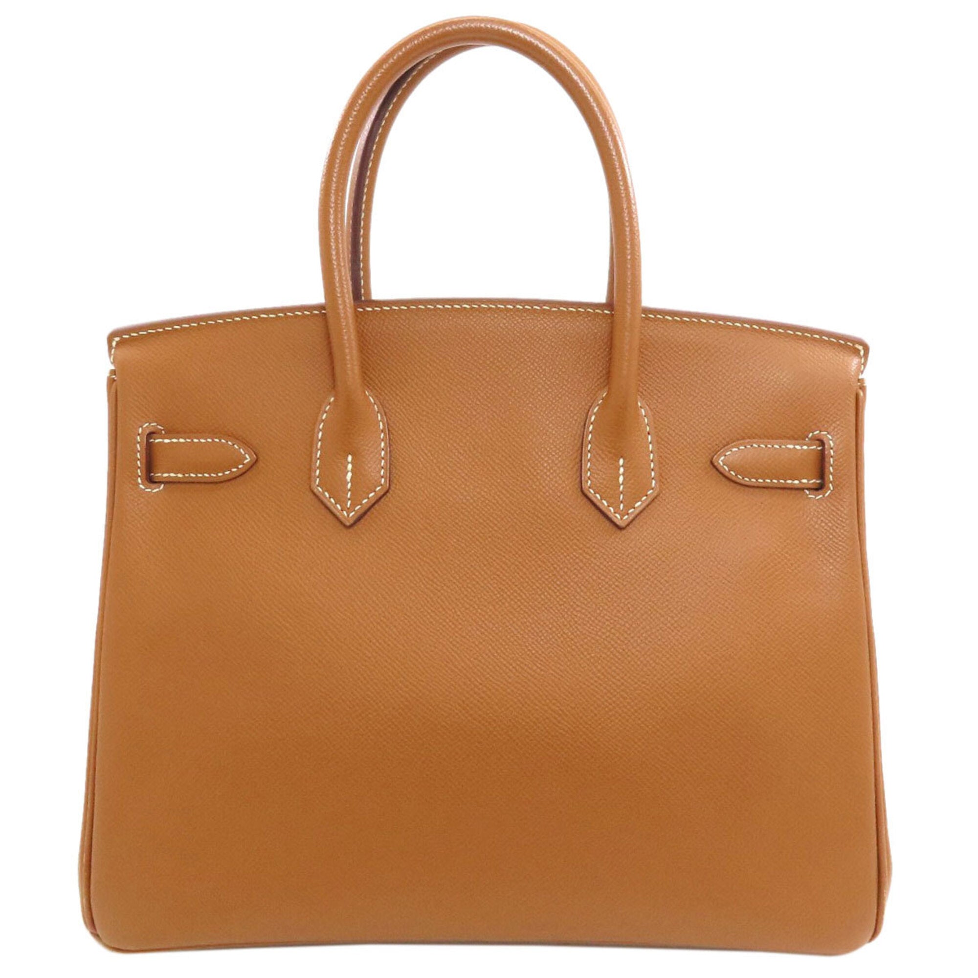 Hermes Gold Epsom Leather Handbag (Pre-Owned)