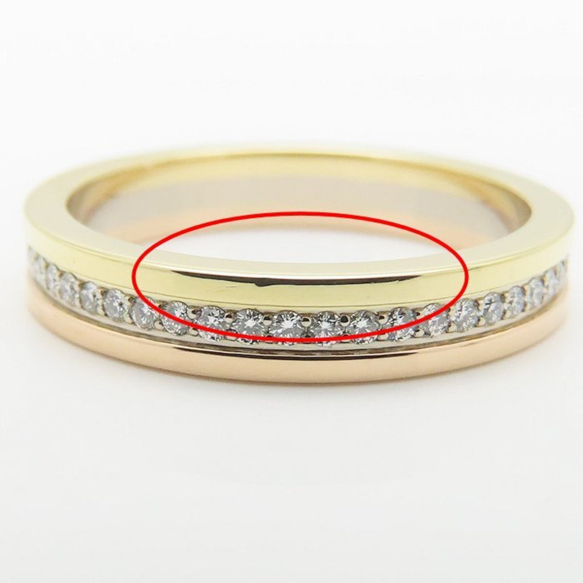 Cartier Yellow Gold (18K) Pink Gold (18K) White Gold (18K) Band Ring (Pre-Owned)