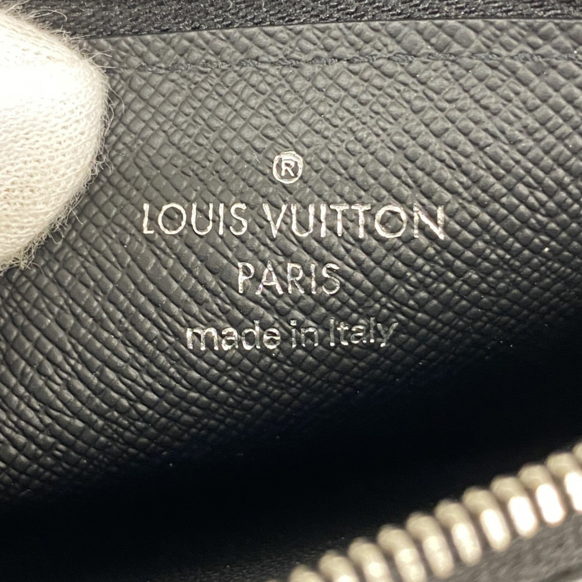 Louis Vuitton Black Coin Purse/Coin Case (Pre-Owned)