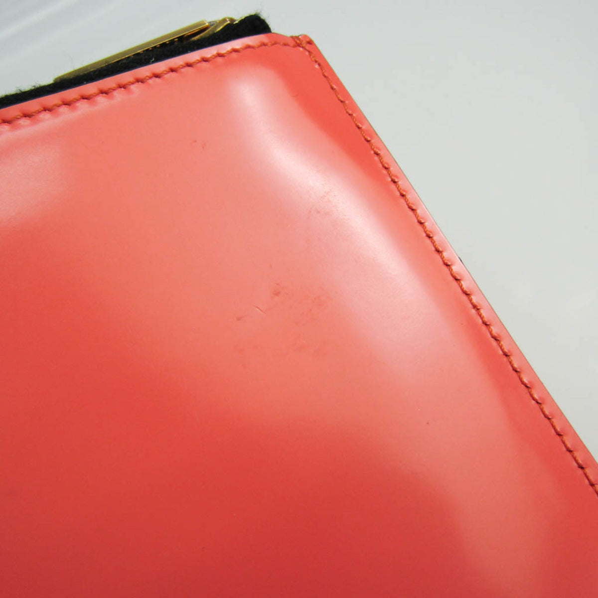 Celine Salmon Pink Leather Clutch Bag (Pre-Owned)