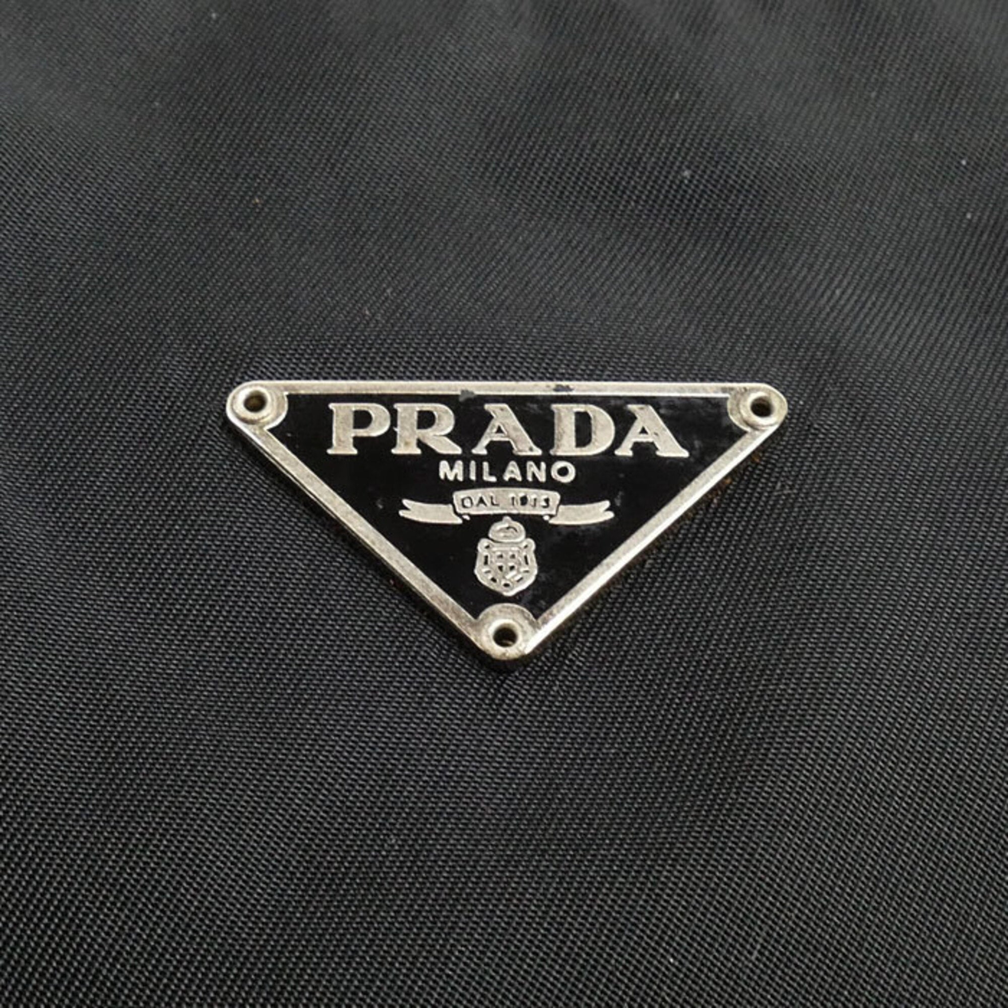 Prada Black Nylon Handbag (Pre-Owned)