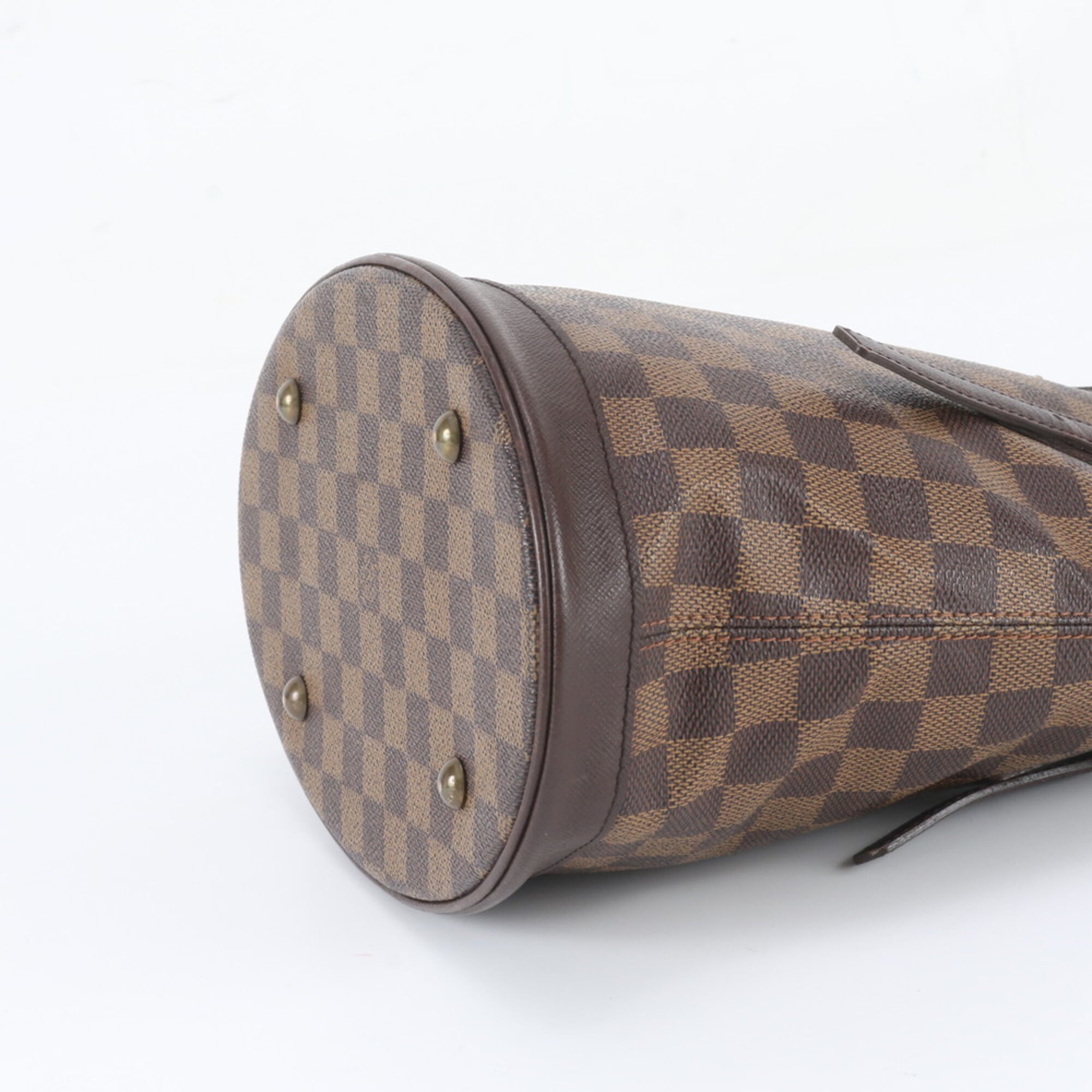 Louis Vuitton Ebene Leather Coated Canvas Handbag Shoulder Bag Tote Bag (Pre-Owned)