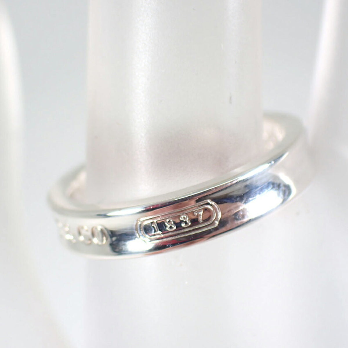 Tiffany Sterling Silver 925 Band Ring (Pre-Owned)