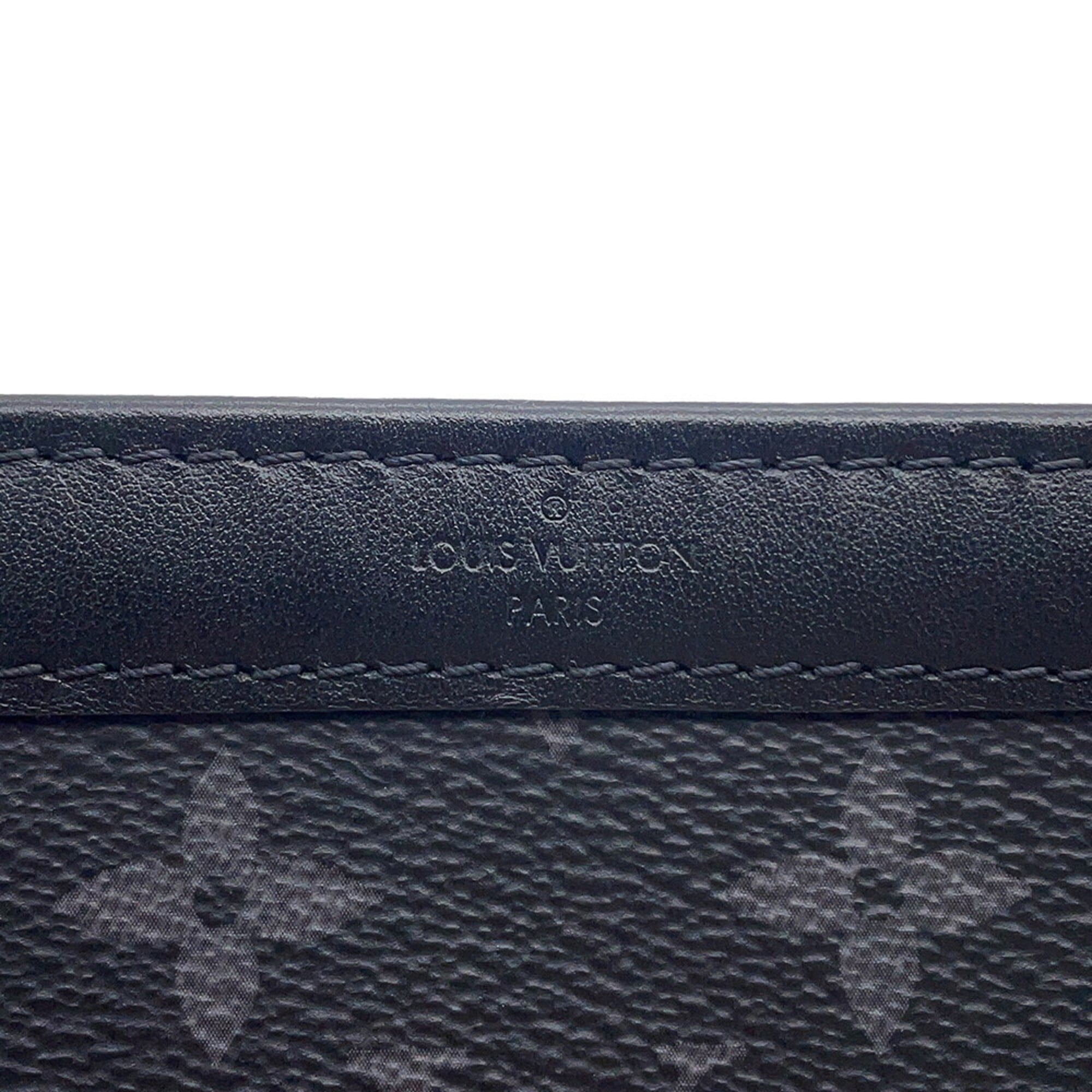 Louis Vuitton Monogram Eclipse Black Noir Monogram Eclipse Shoulder Bag (Pre-Owned)
