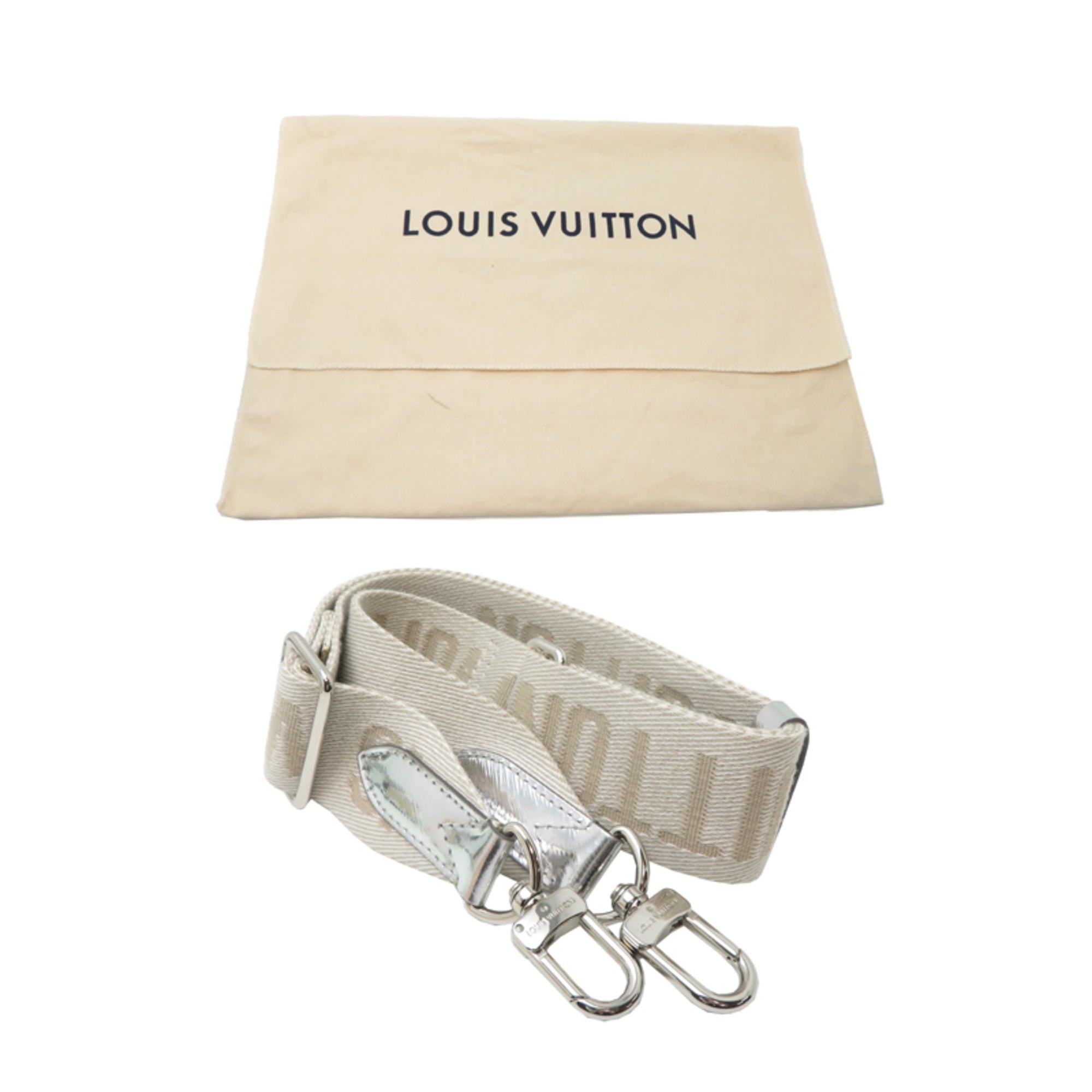 Louis Vuitton Silver Metal Handbag (Pre-Owned)