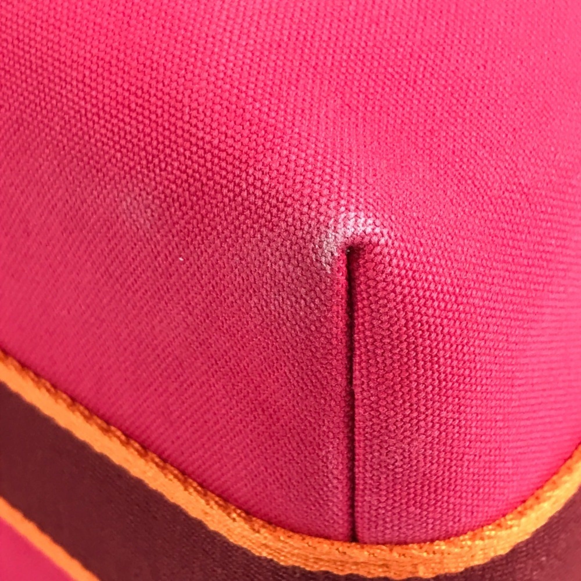 Hermes Pink Cotton Pouch Vanity Bag (Pre-Owned)