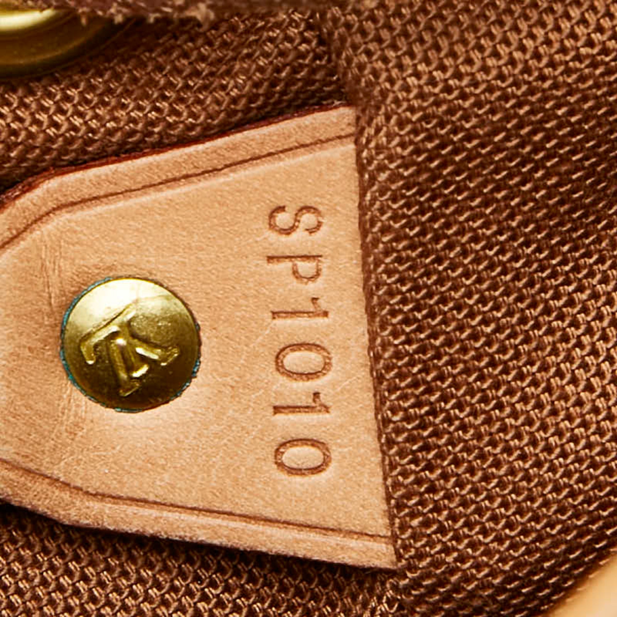 Louis Vuitton Brown Pvc Leather Backpack (Pre-Owned)