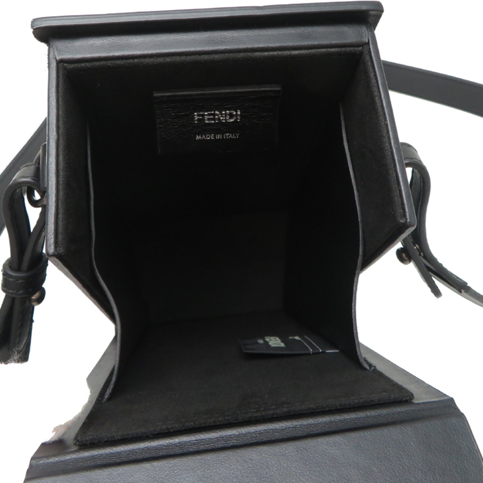 Fendi Black Leather Shoulder Bag (Pre-Owned)