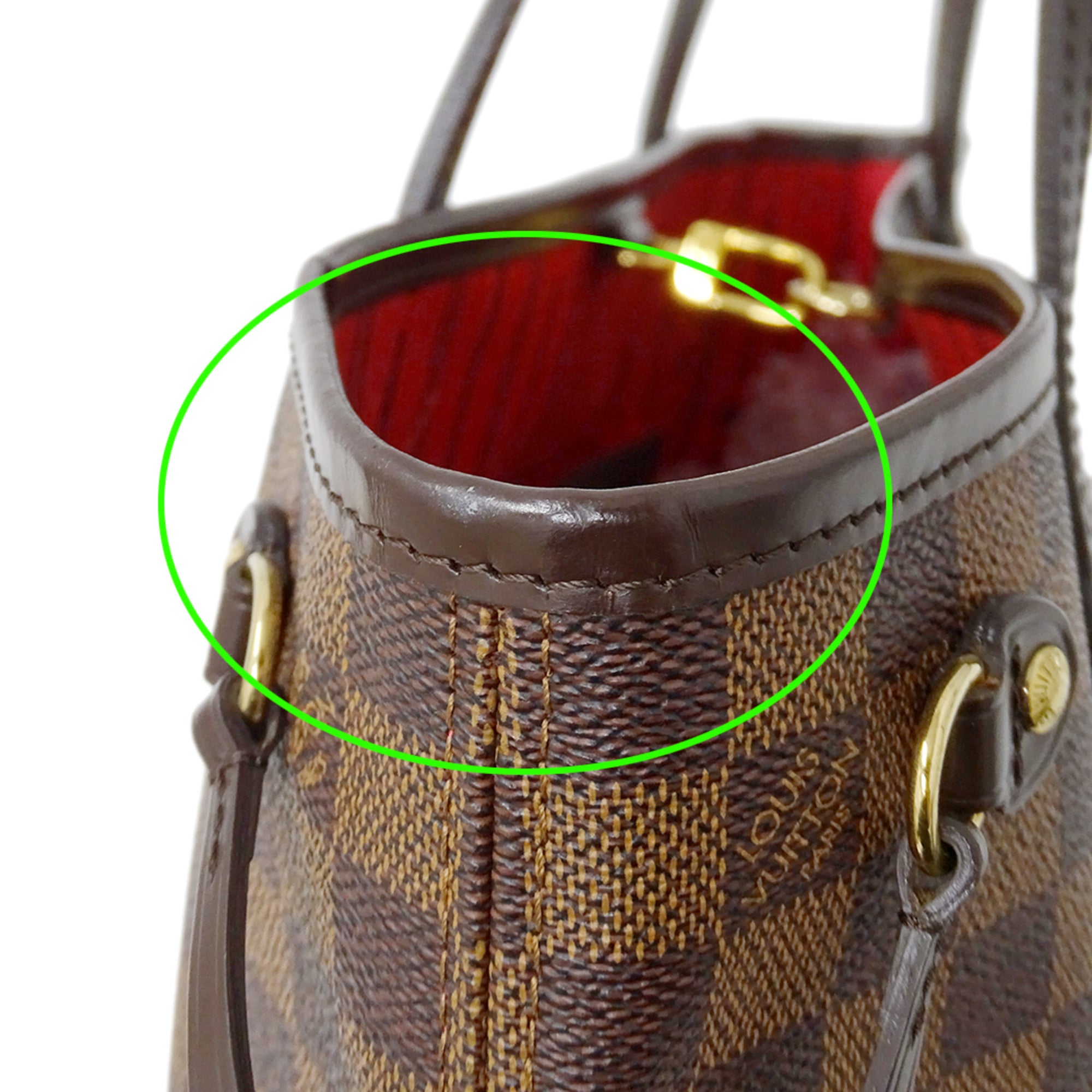 Louis Vuitton Brown Damier Canvas Damier Canvas Handbag Tote Bag (Pre-Owned)