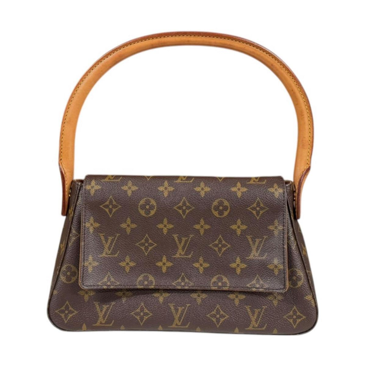 Louis Vuitton Brown Monogram Canvas Handbag (Pre-Owned)