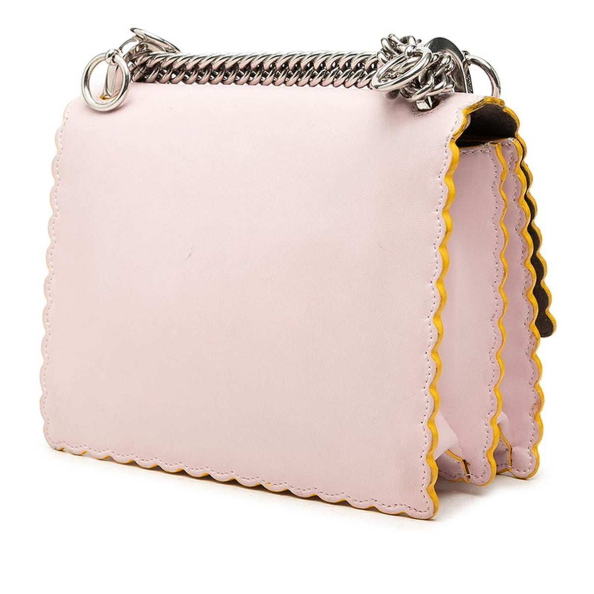 Fendi Pink Leather Shoulder Bag (Pre-Owned)