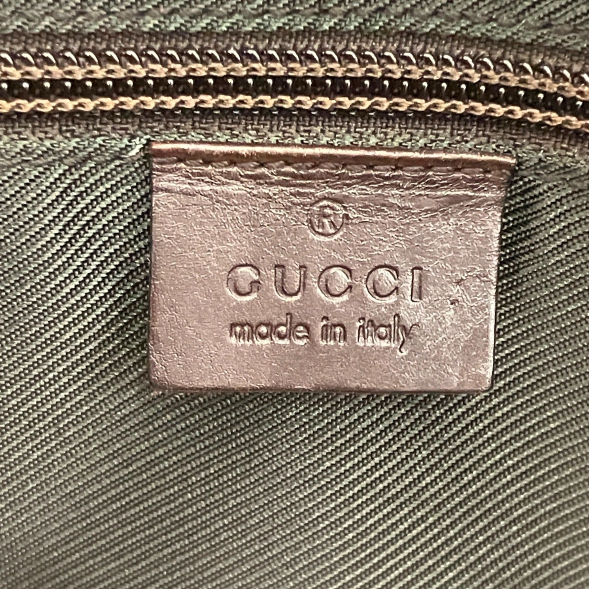 Gucci Brown Pvc Leather Tote Bag (Pre-Owned)