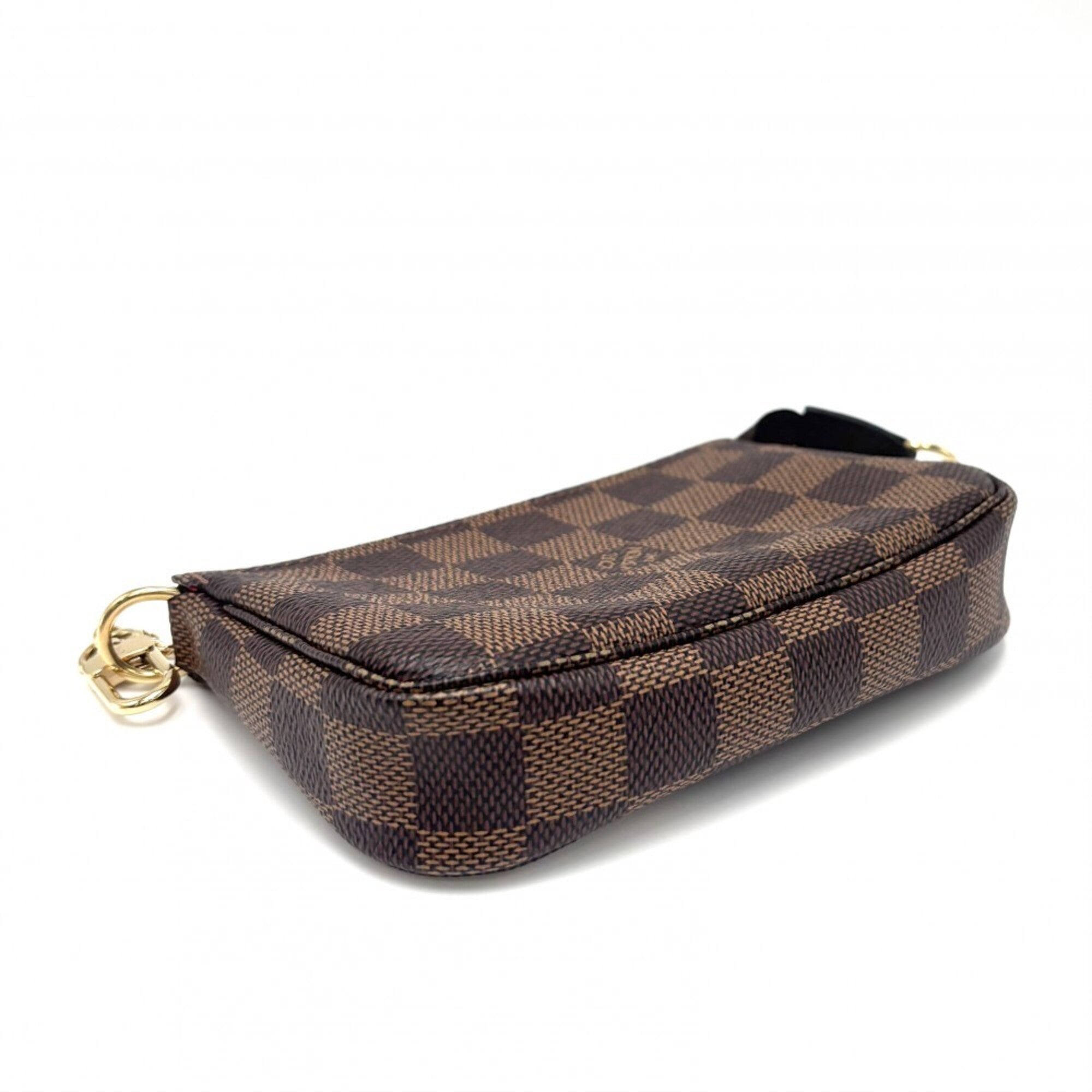 Louis Vuitton Brown Damier Canvas Handbag Pouch (Pre-Owned)