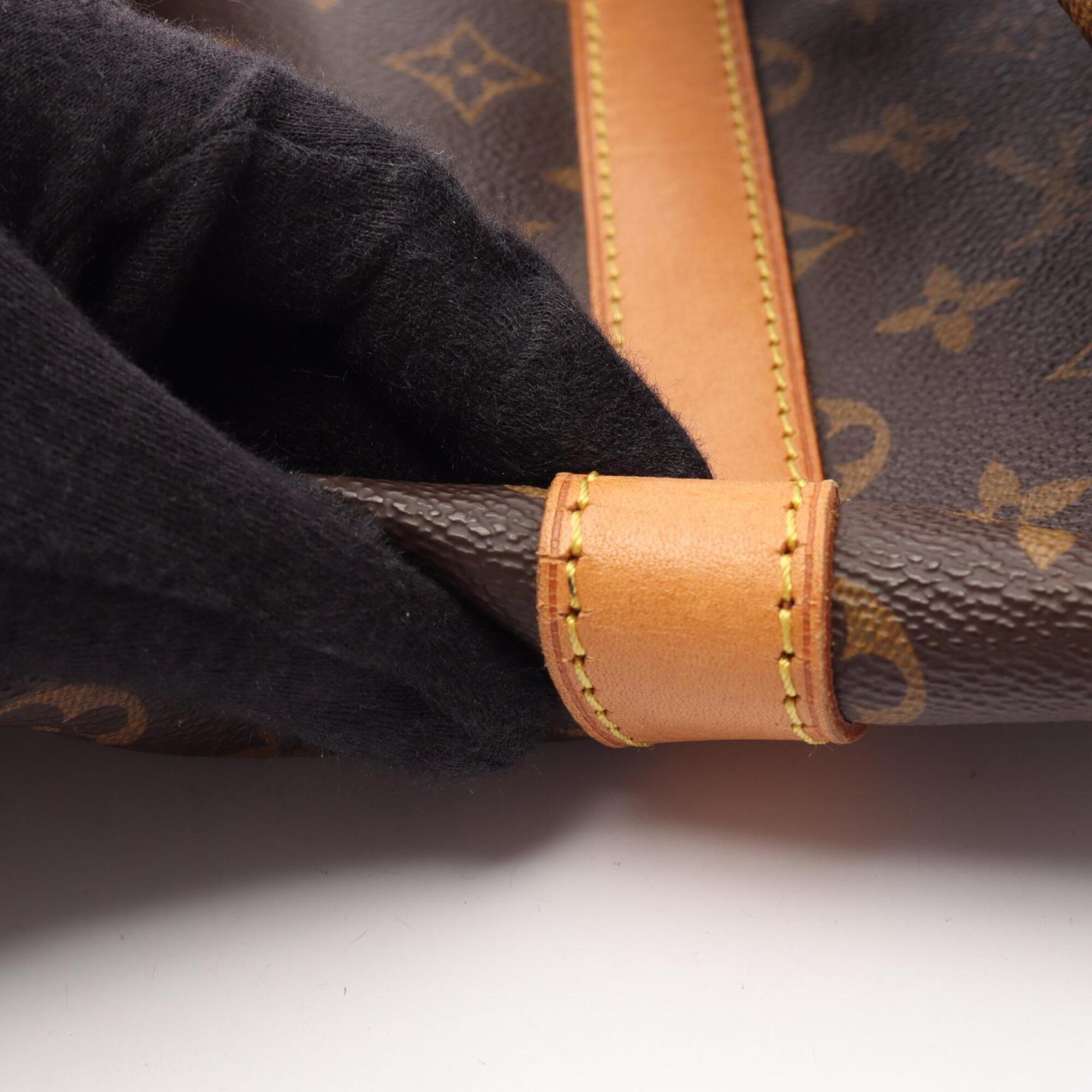 Louis Vuitton Brown Coated Canvas Pvc Monogram Leather Boston Bag Handbag (Pre-Owned)