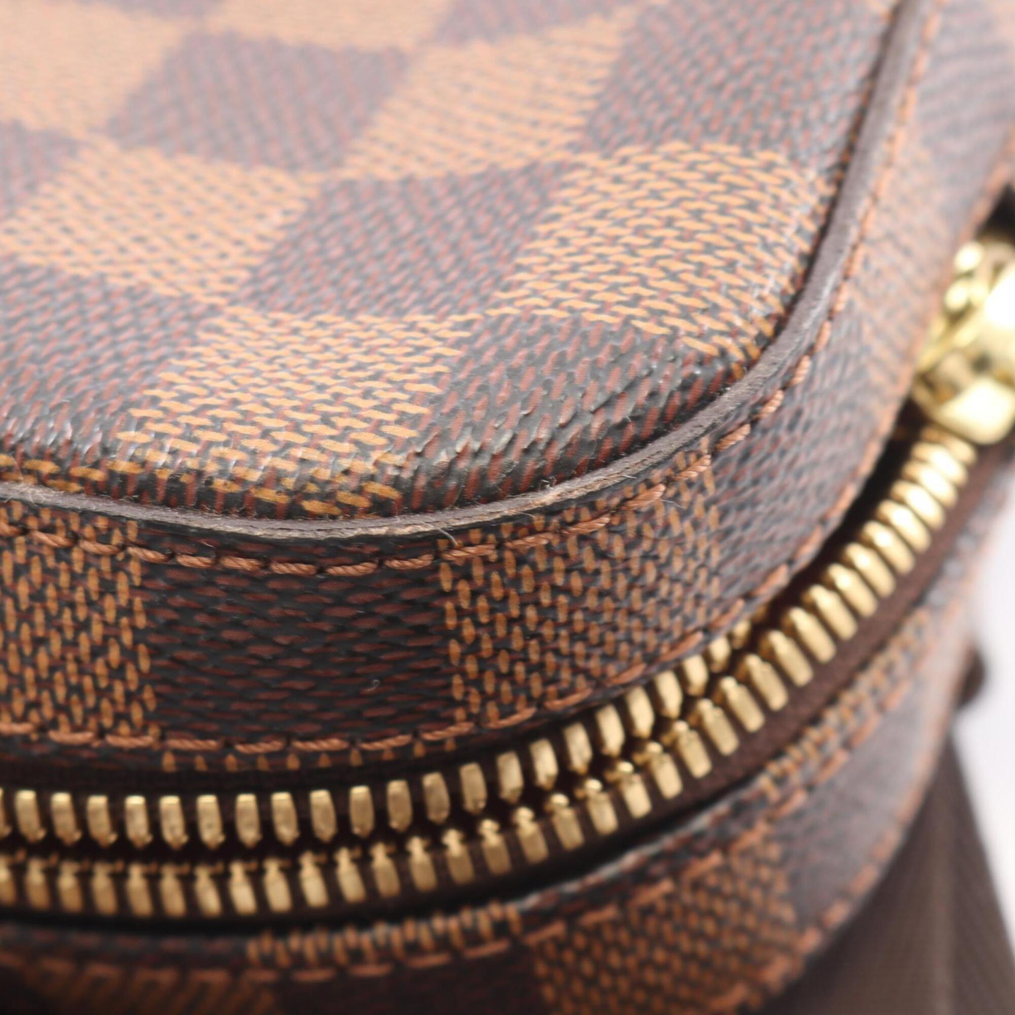 Louis Vuitton Brown Coated Canvas Fanny Pack Handbag (Pre-Owned)