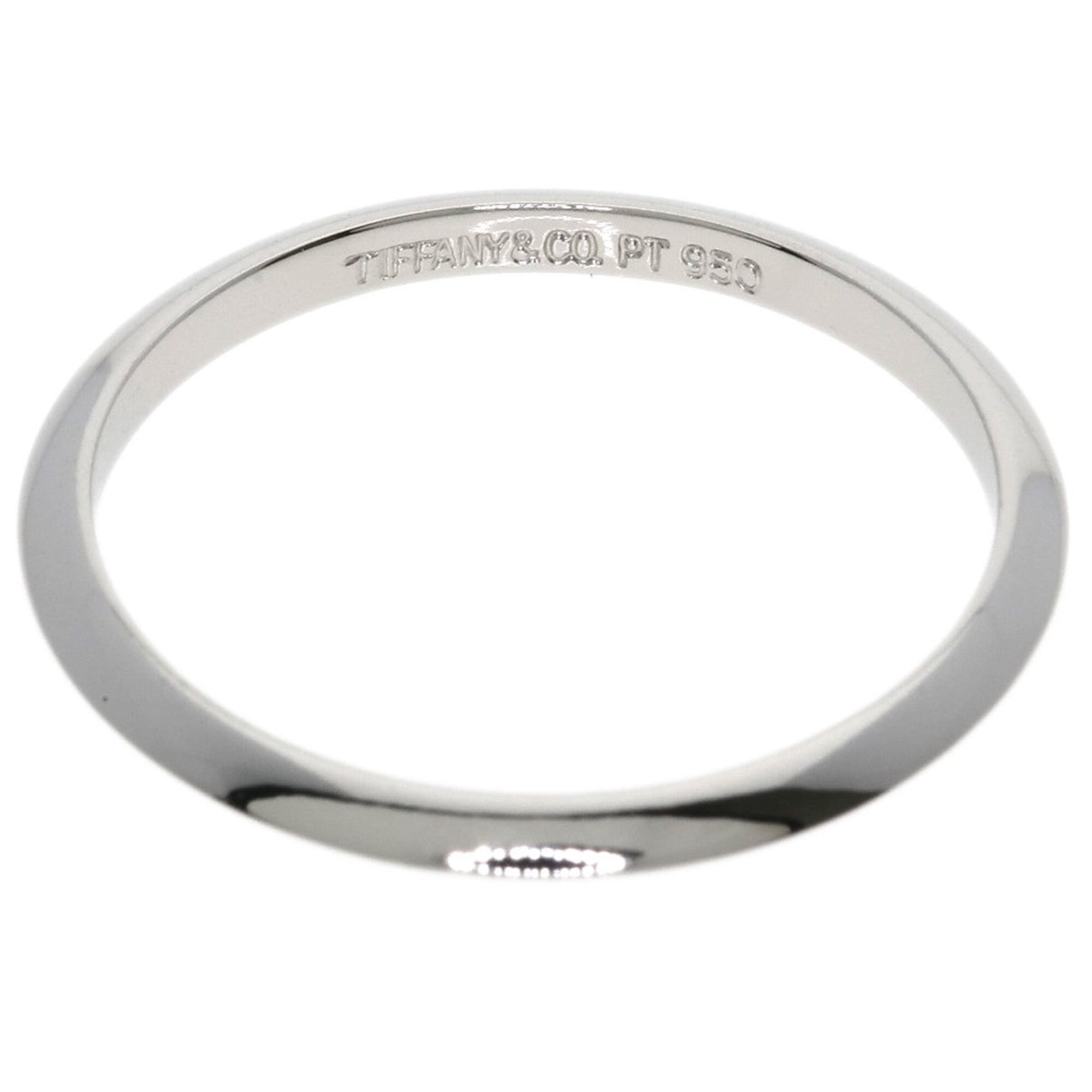 Tiffany Platinum 950 Band Ring (Pre-Owned)