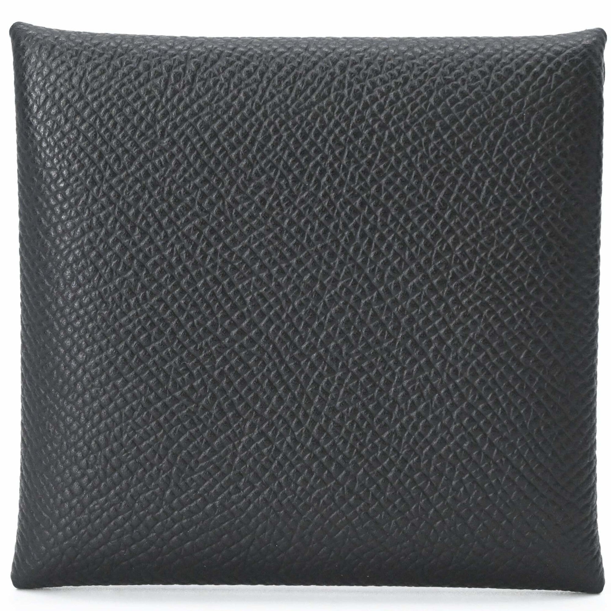 Hermes Bastia Black Epsom Leather Coin Purse/Coin Case (Pre-Owned)