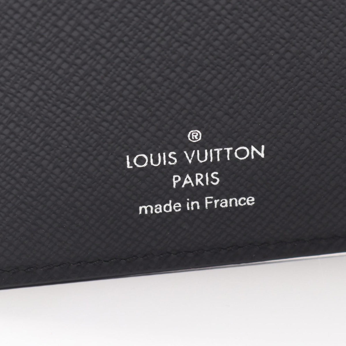 Louis Vuitton Black Noir Leather Wallet (Bi-Fold) (Pre-Owned)