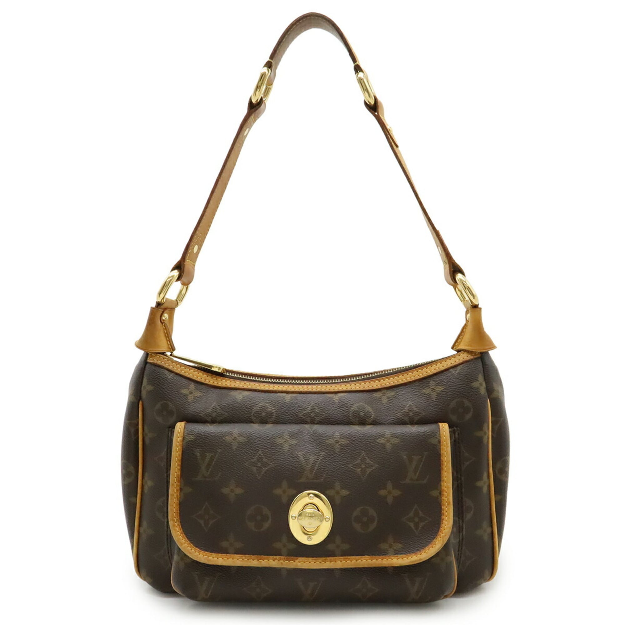 Louis Vuitton Brown Canvas Shoulder Bag (Pre-Owned)