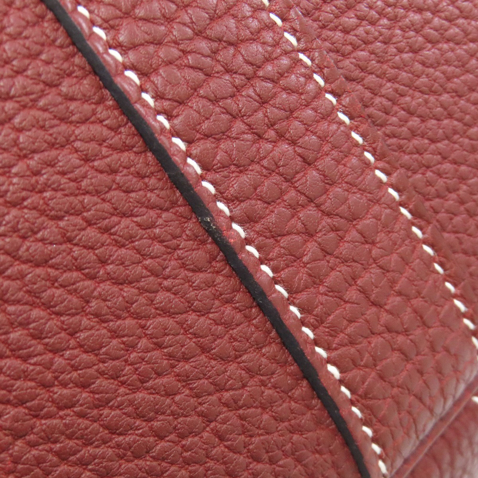Hermes Red Color Negonda Leather Handbag (Pre-Owned)