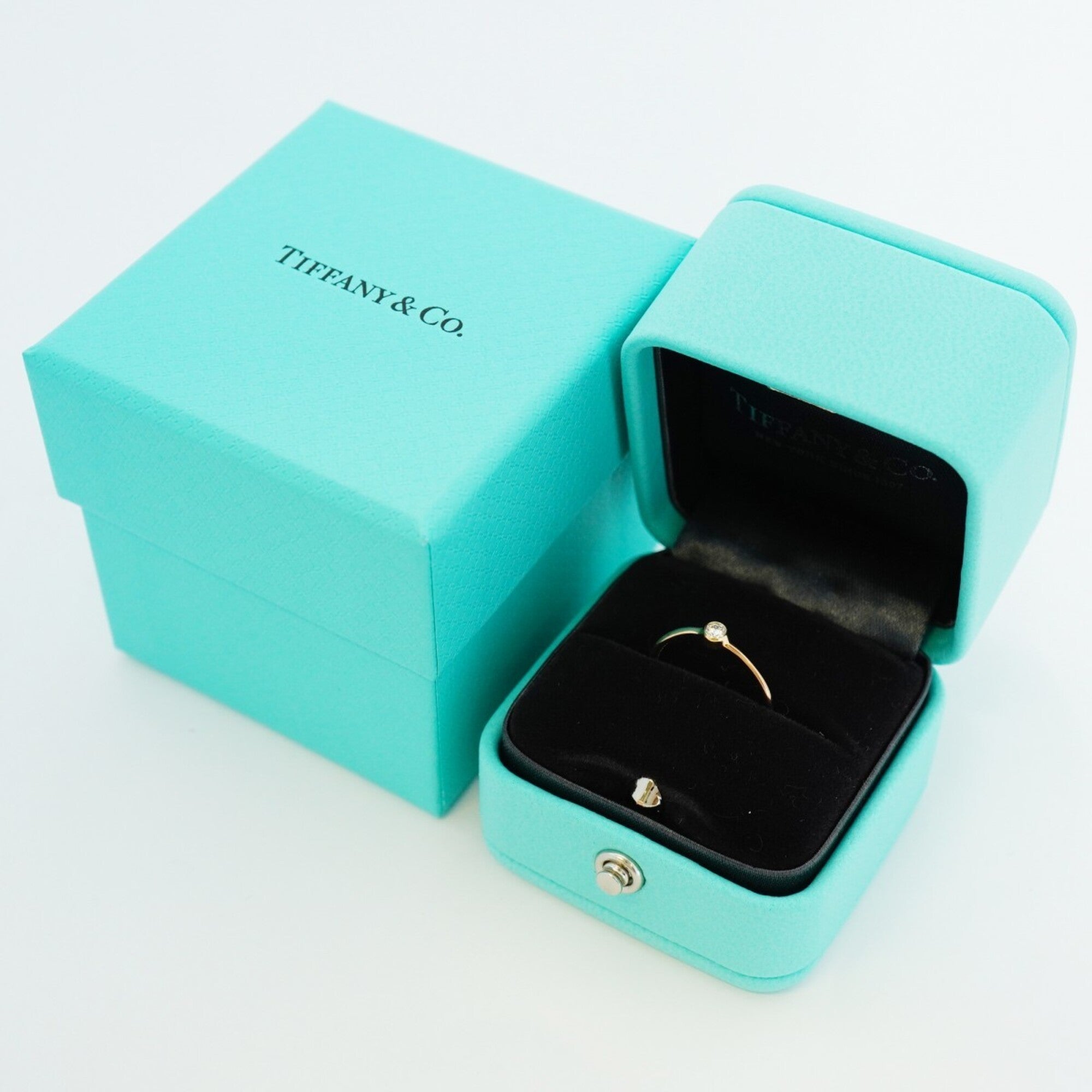 Tiffany Pink Gold (18K) Band Ring (Pre-Owned)