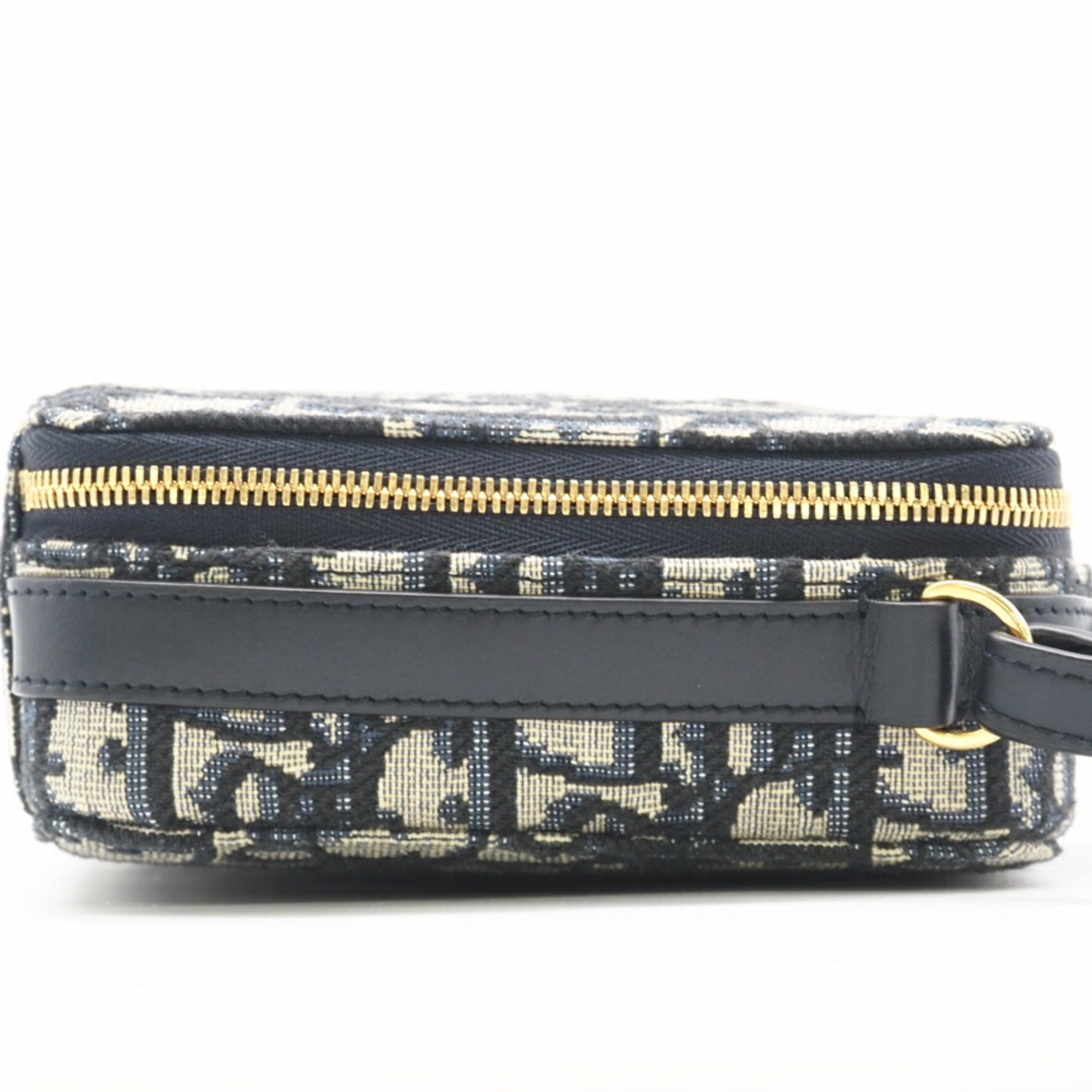 Christian Louboutin Navy Canvas Shoulder Bag (Pre-Owned)