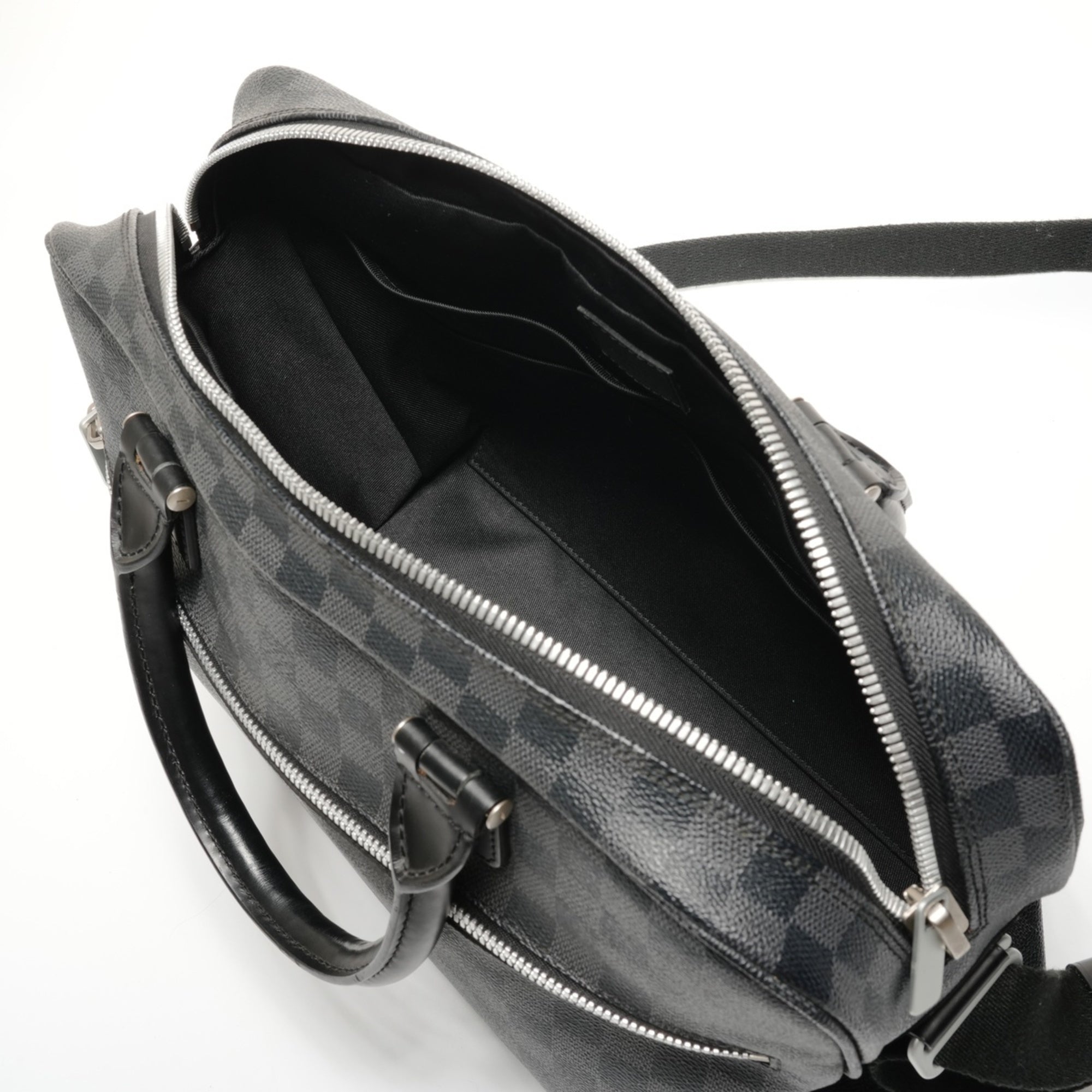 Louis Vuitton Black Damier Graphite Shoulder Bag (Pre-Owned)