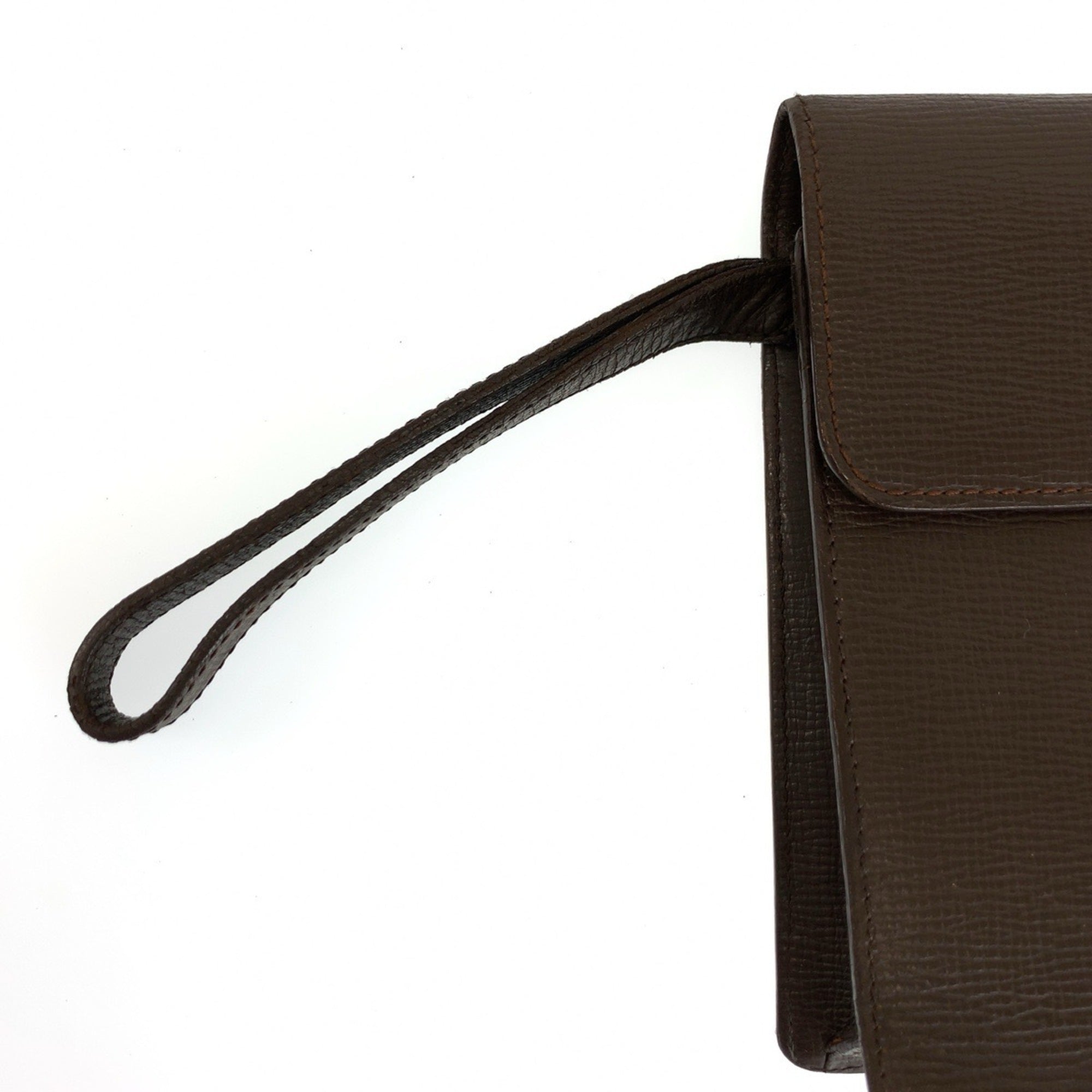 Loewe Brown Leather Clutch Bag (Pre-Owned)
