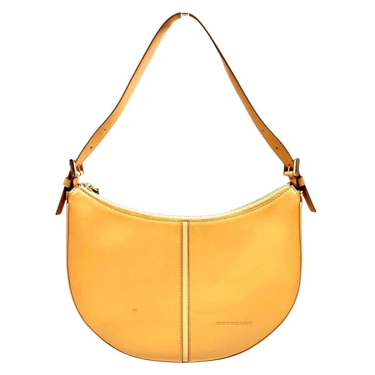 Burberry Beige Leather Shoulder Bag (Pre-Owned)