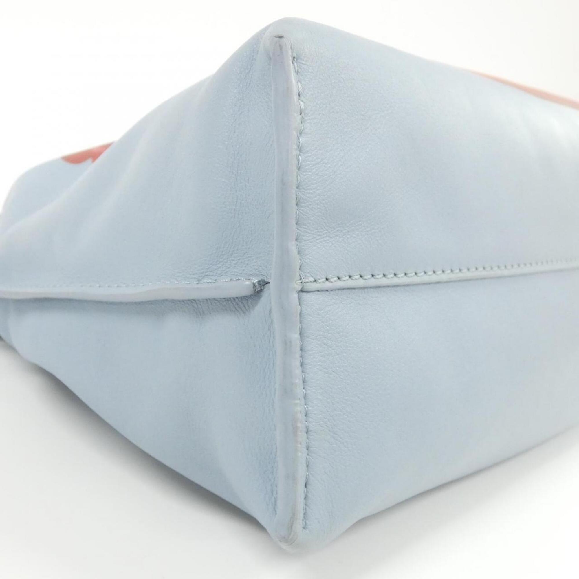 Loewe Light Blue Leather Handbag (Pre-Owned)