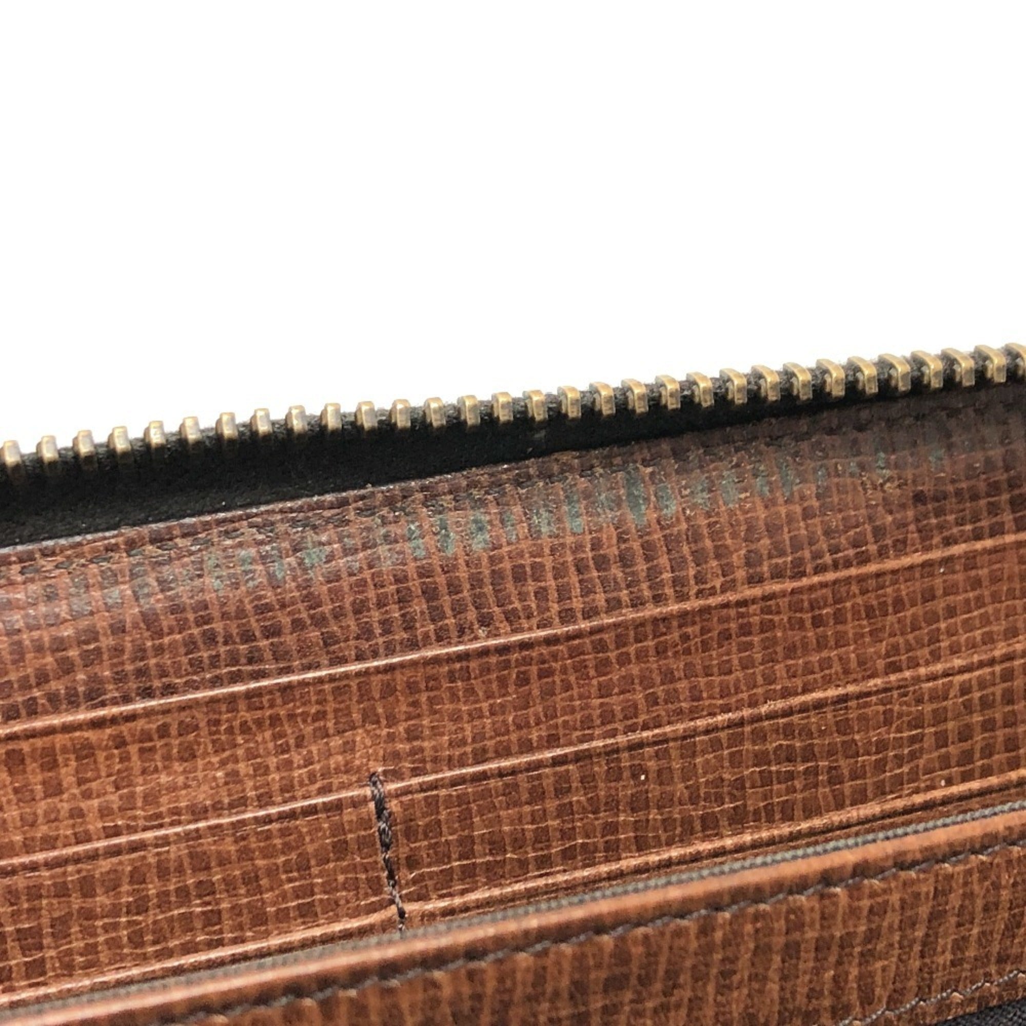 Fendi Brown Pvc Leather Long Wallet (Bi-Fold) (Pre-Owned)