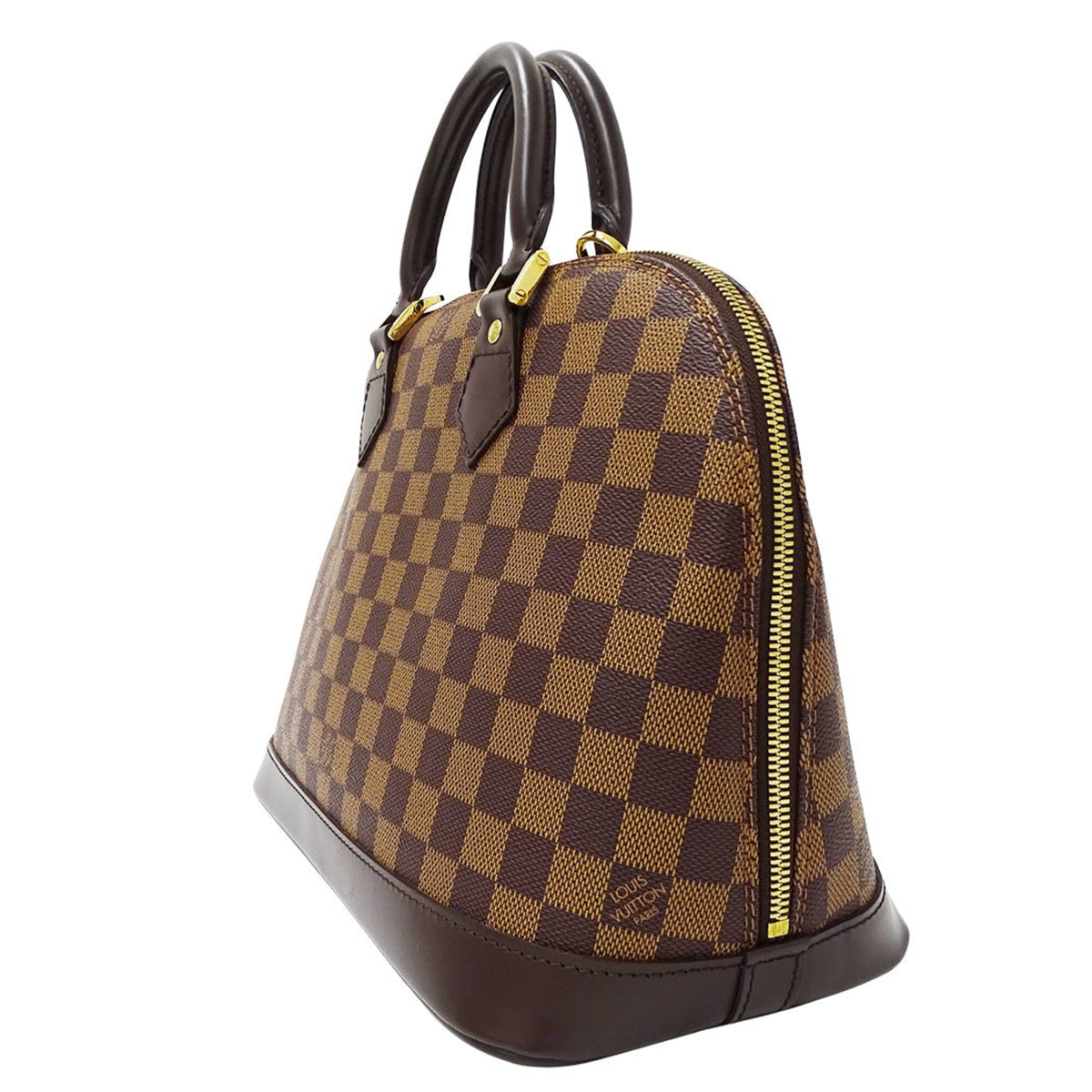 Louis Vuitton Brown Damier Canvas Handbag (Pre-Owned)