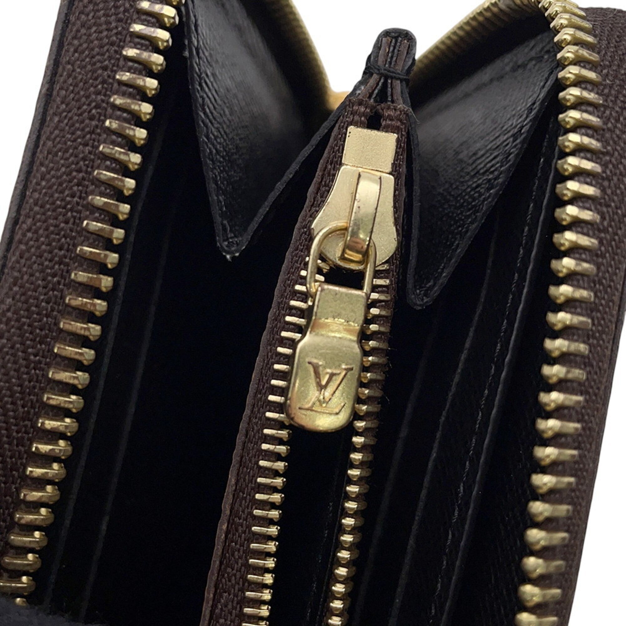 Louis Vuitton Monogram Reverse Black Noir Monogram Reverse Long Wallet (Bi-Fold) (Pre-Owned)