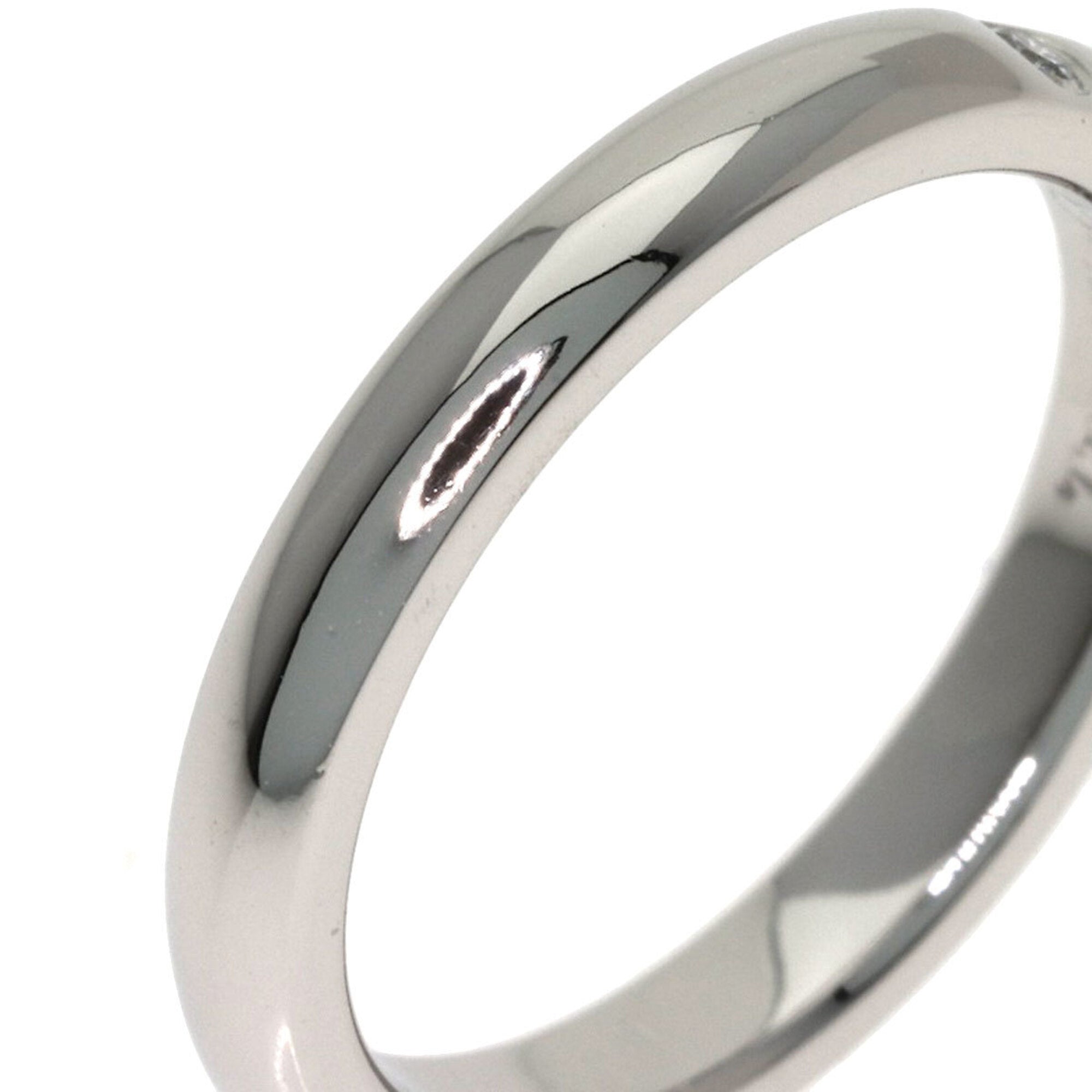 Tiffany Platinum Platinum 950 Band Ring (Pre-Owned)