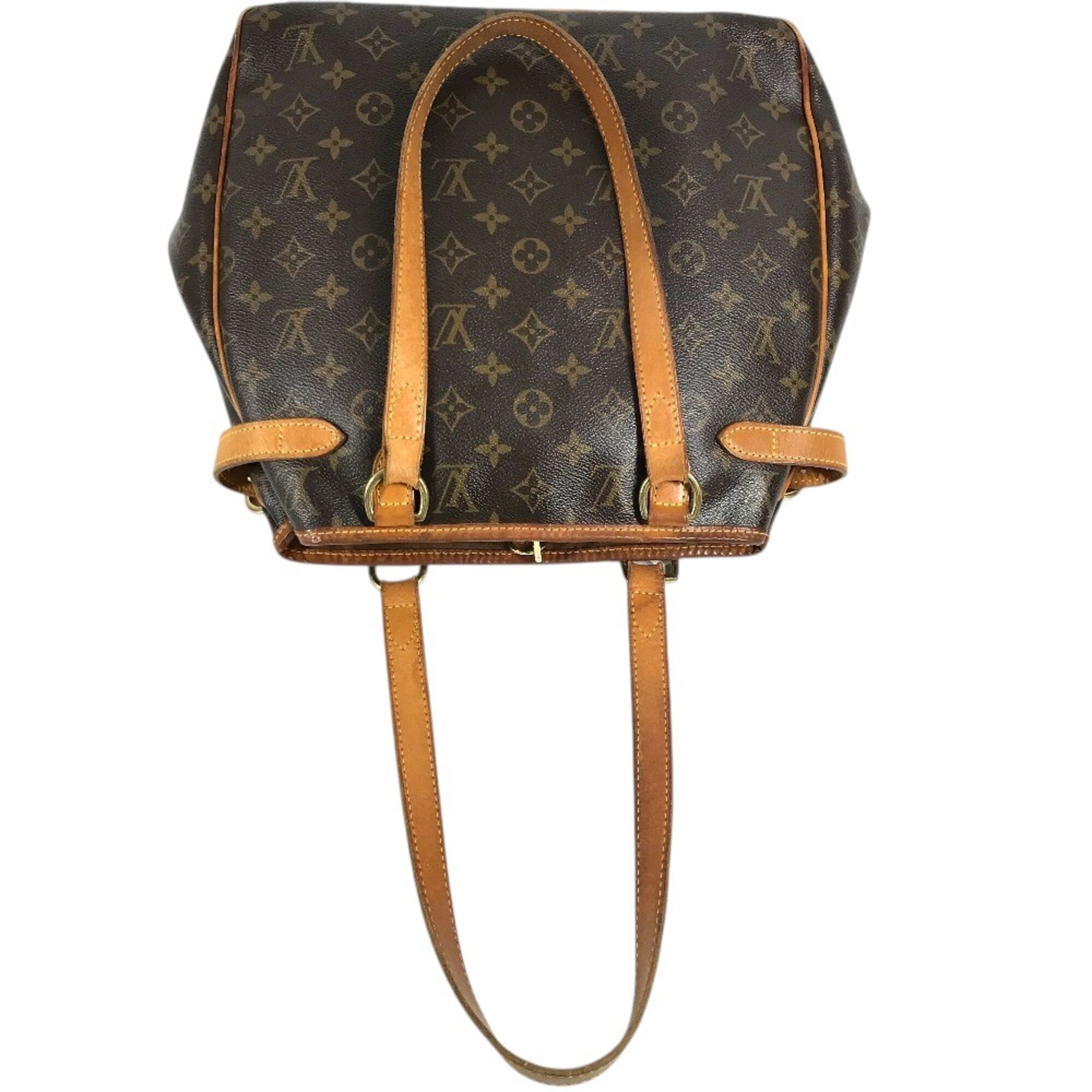 Louis Vuitton Brown Monogram Handbag Shoulder Bag Tote Bag (Pre-Owned)
