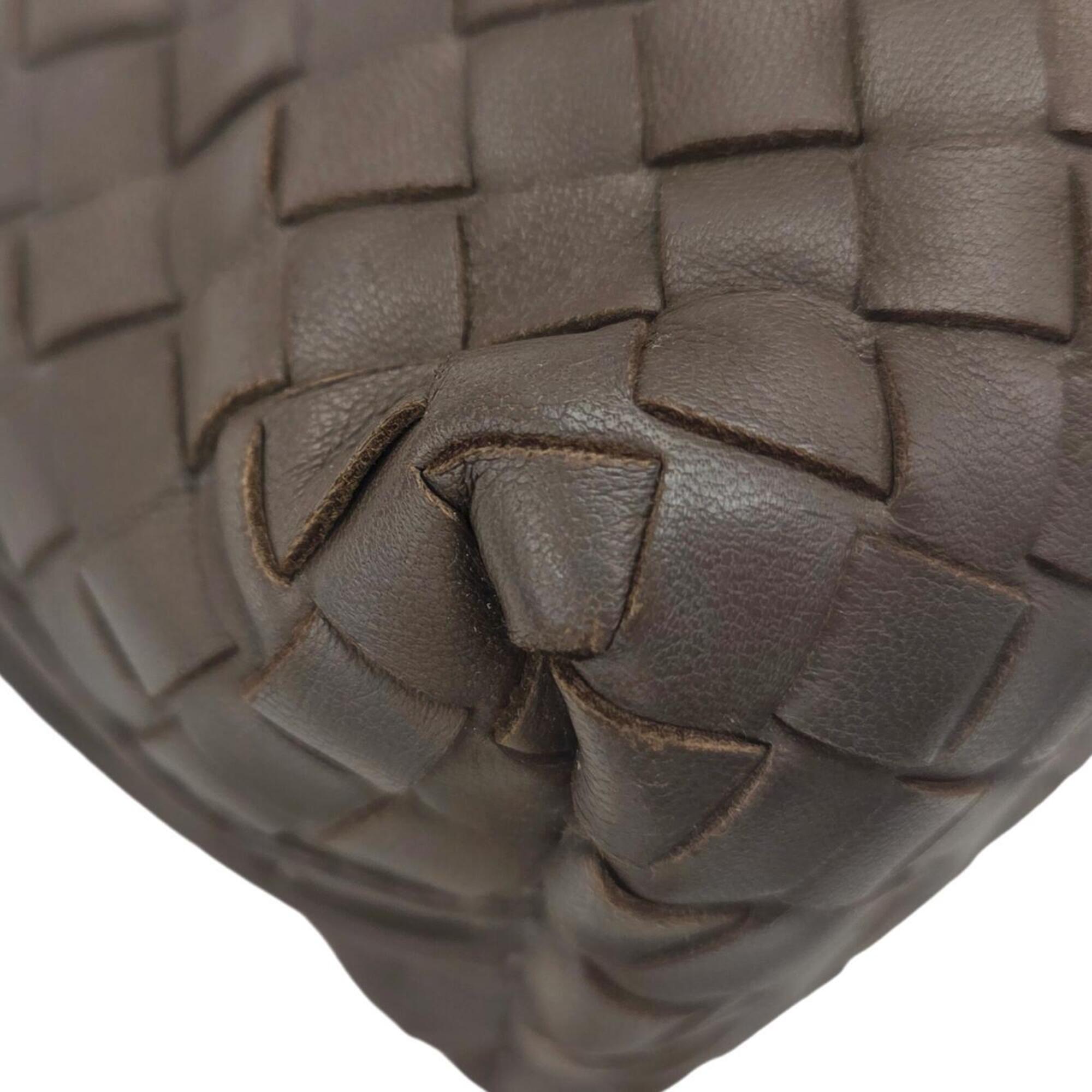 Bottega Veneta Brown Leather Pouch (Pre-Owned)