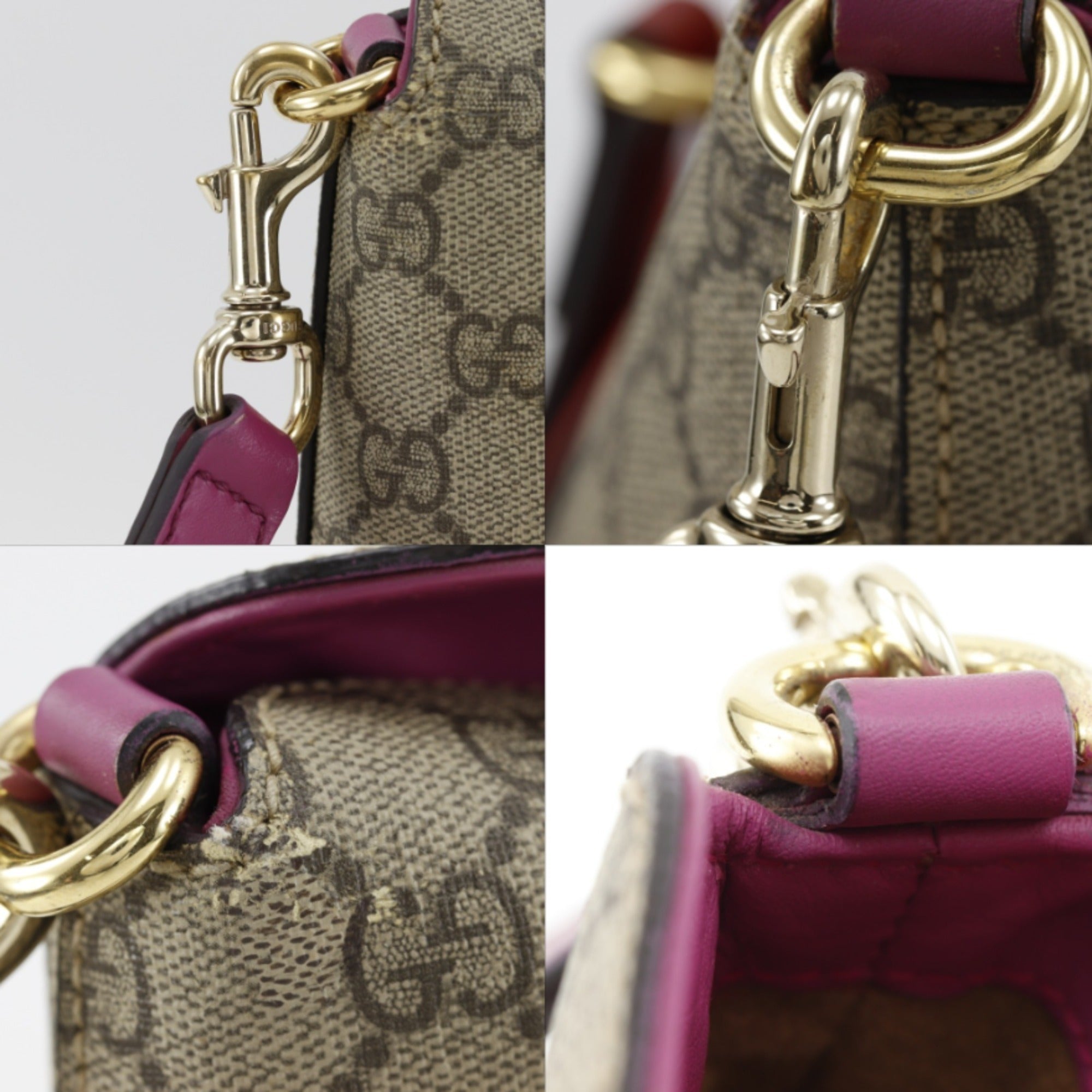 Gucci Brown Leather Handbag (Pre-Owned)