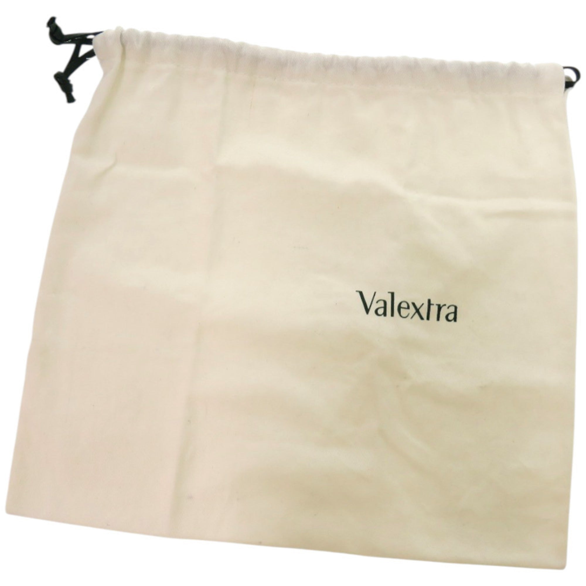 Valextra Black White Leather Shoulder Bag (Pre-Owned)