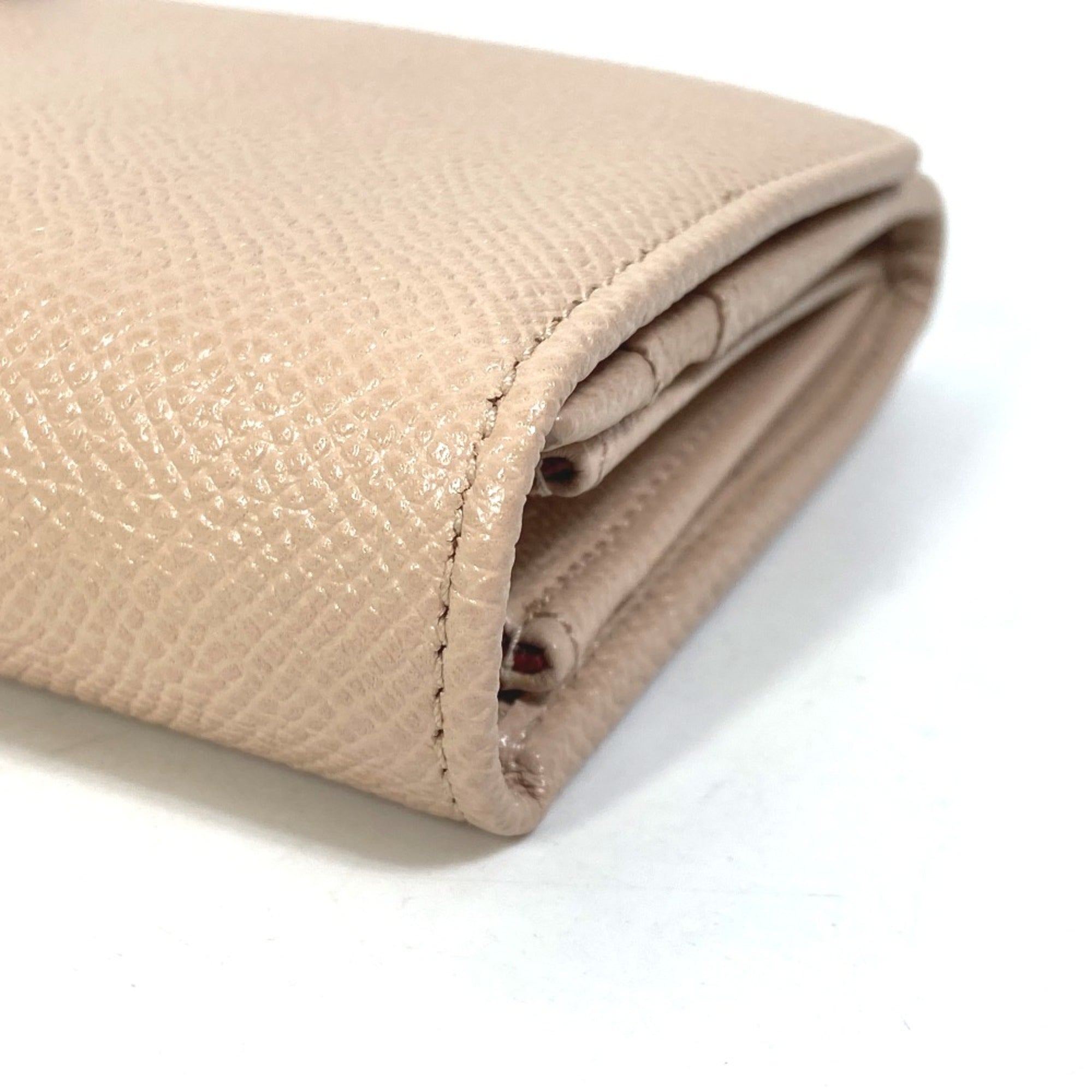 Bvlgari Pink Leather Wallet (Bi-Fold) (Pre-Owned)