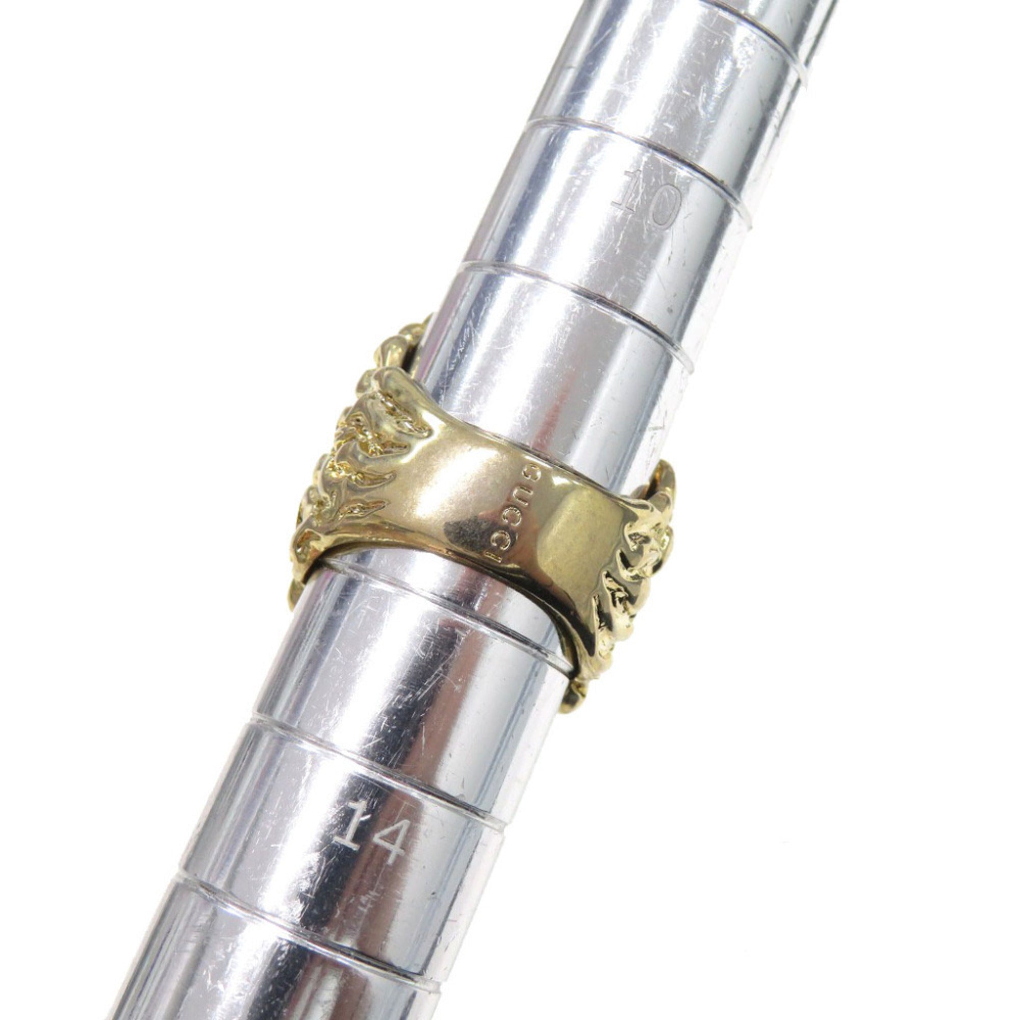 Gucci Gold Metal Band Ring (Pre-Owned)