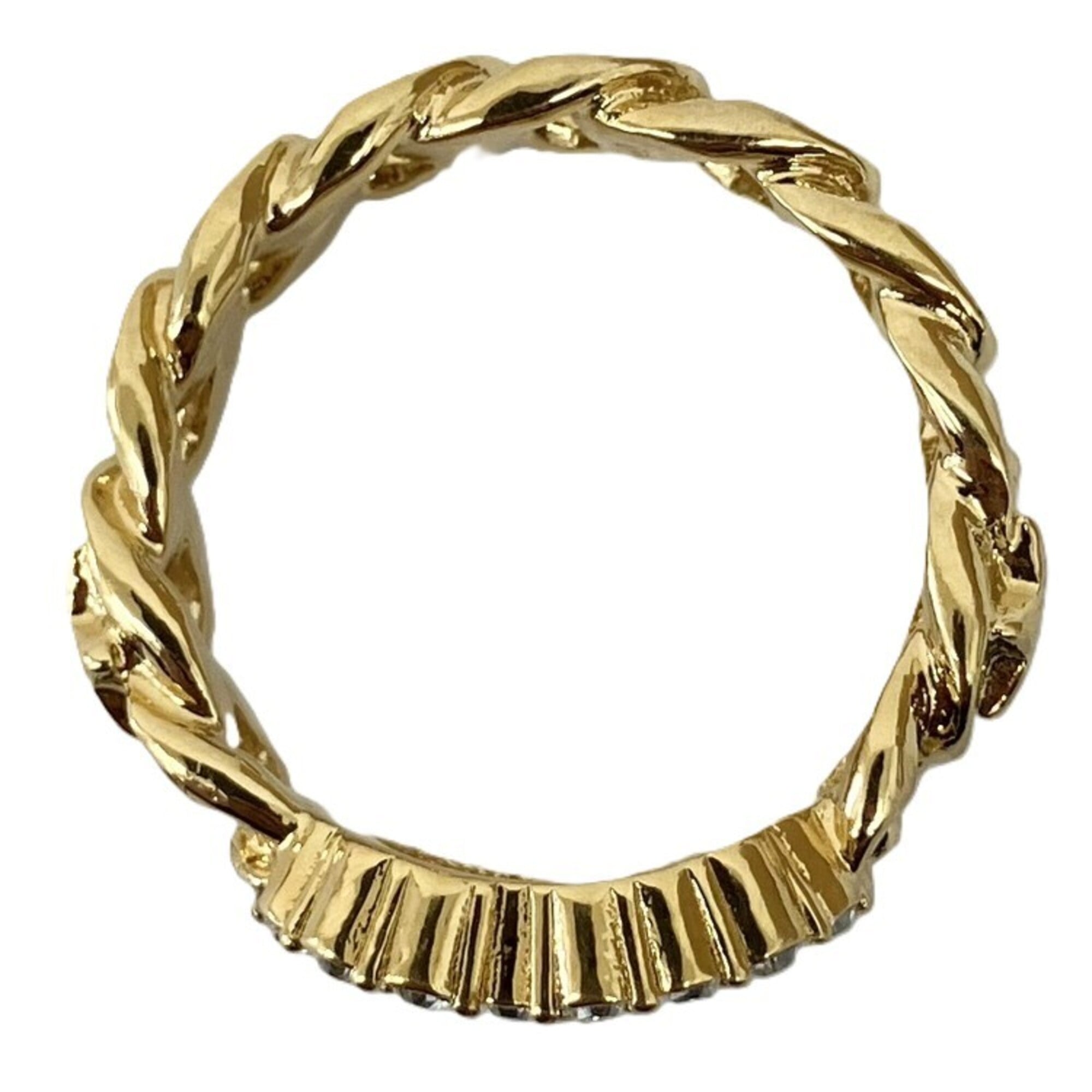 Christian Dior Yellow Gold Band Ring (Pre-Owned)
