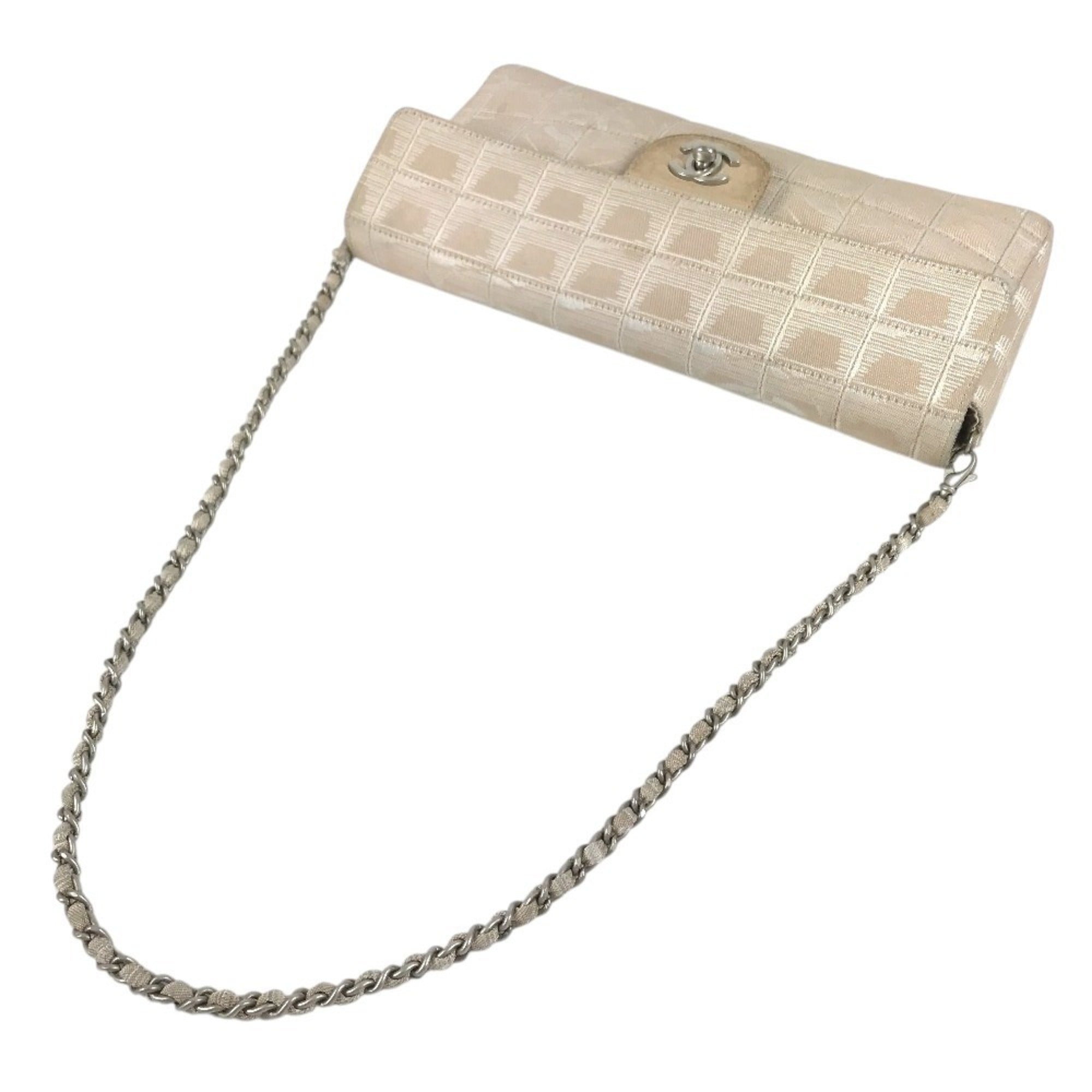 Chanel Beige New Travel Line Shoulder Bag (Pre-Owned)