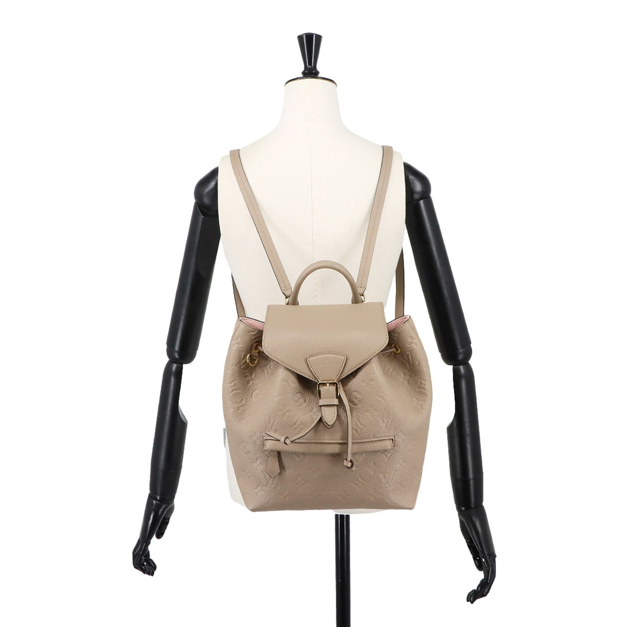 Louis Vuitton Monogram Empreinte Tourterelle Monogram Empreinte Backpack (Pre-Owned)