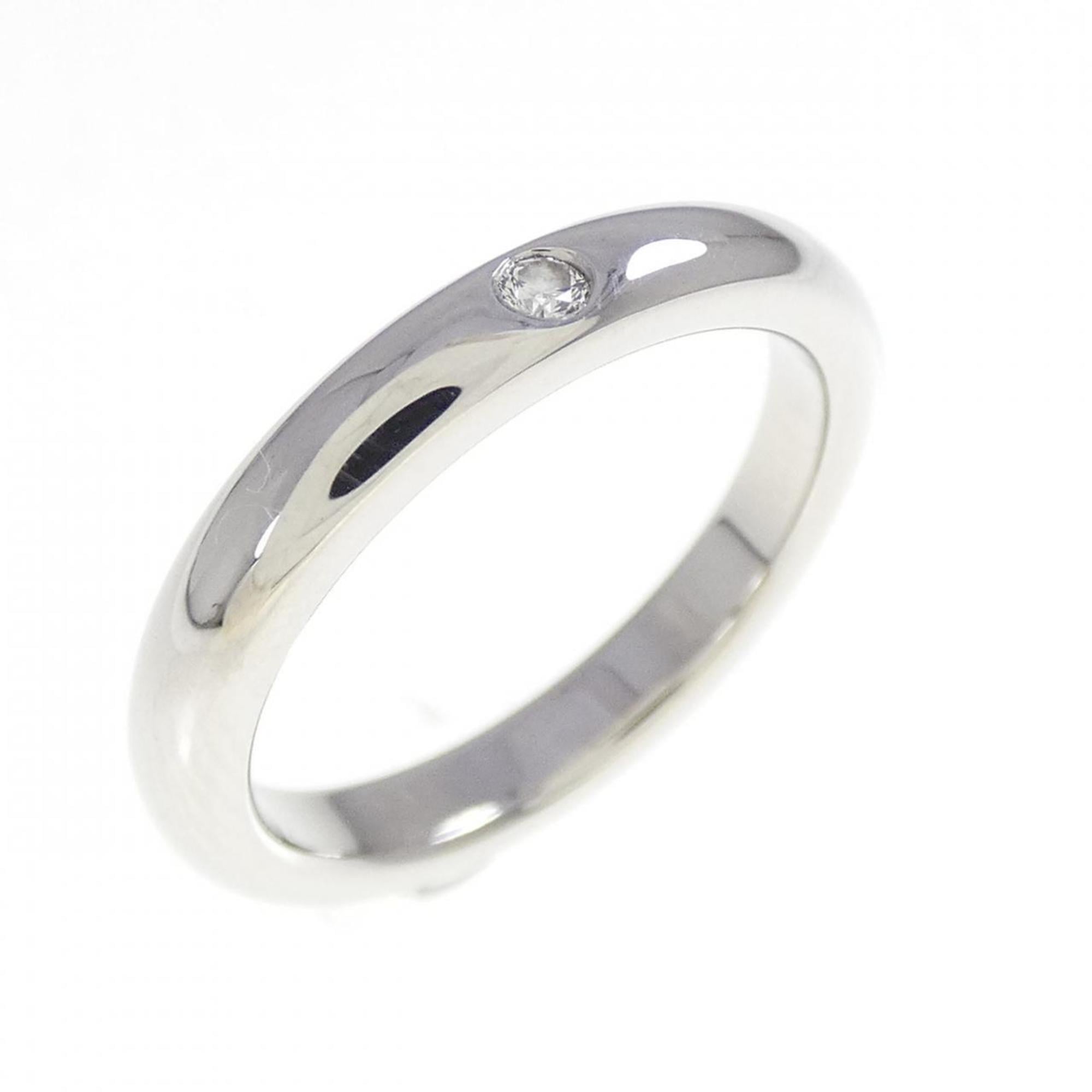 Tiffany Platinum Platinum 950 Band Ring (Pre-Owned)