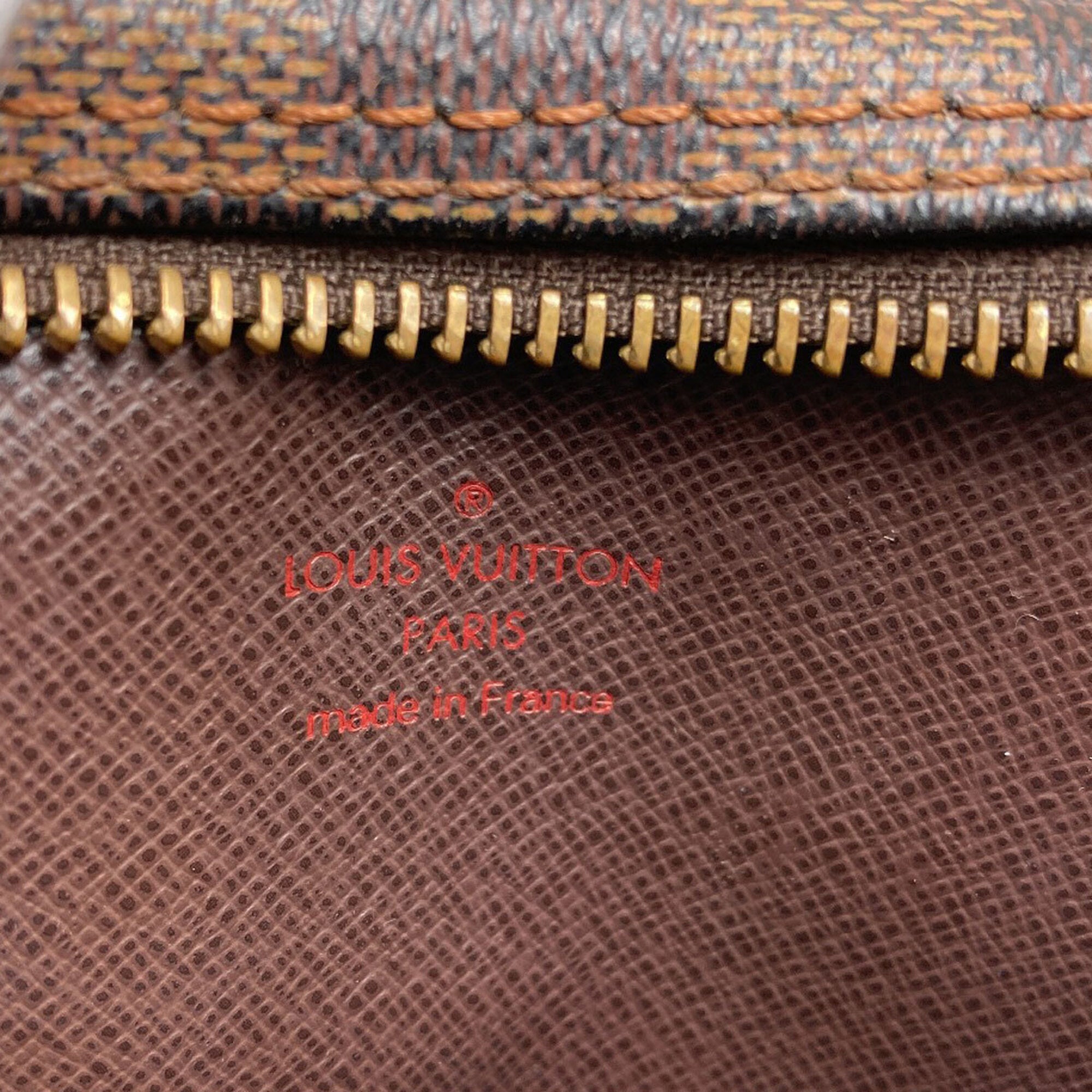 Louis Vuitton Damier Canvas Ebene Damier Canvas Shoulder Bag (Pre-Owned)