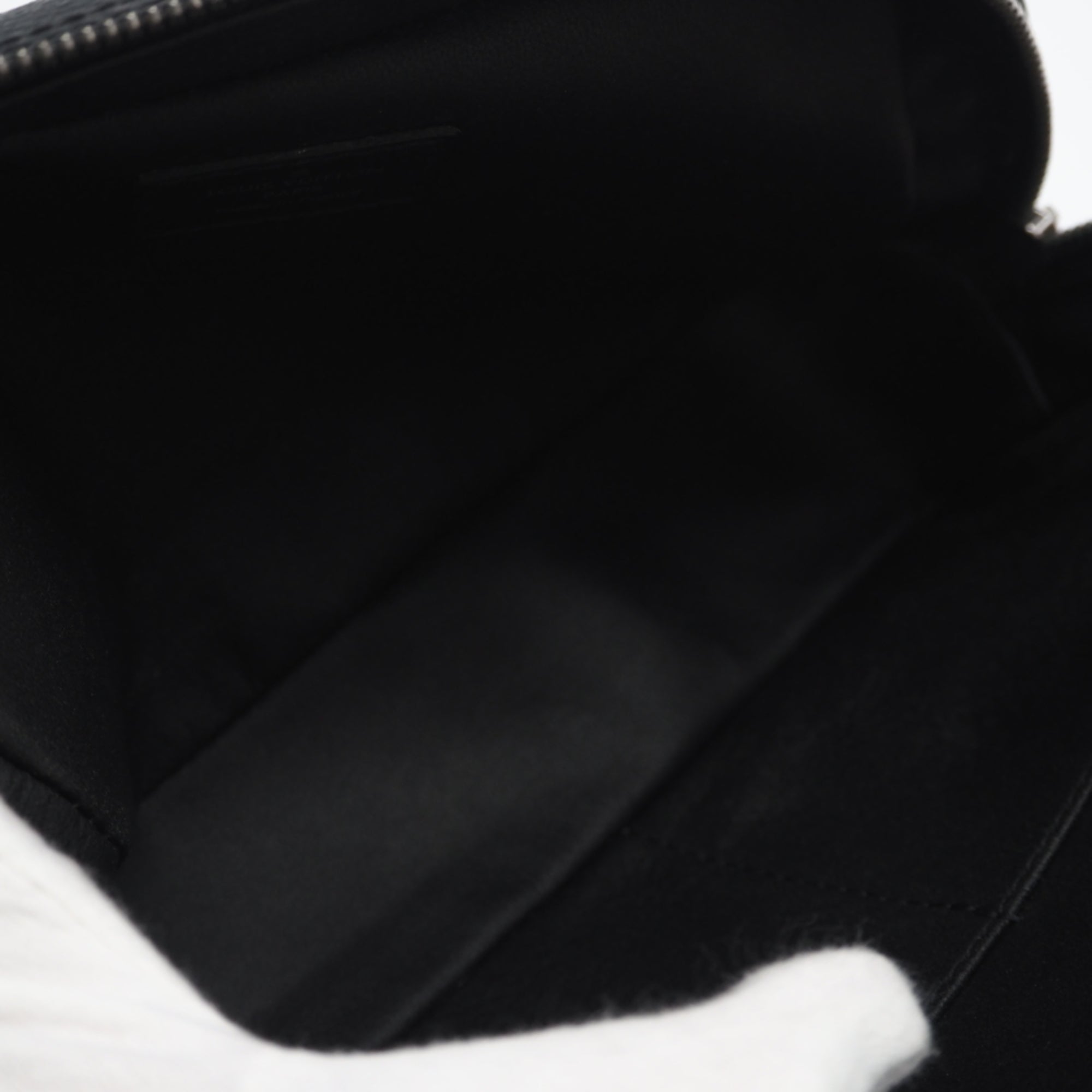 Louis Vuitton Black Gray Monogram Eclipse Pouch (Pre-Owned)