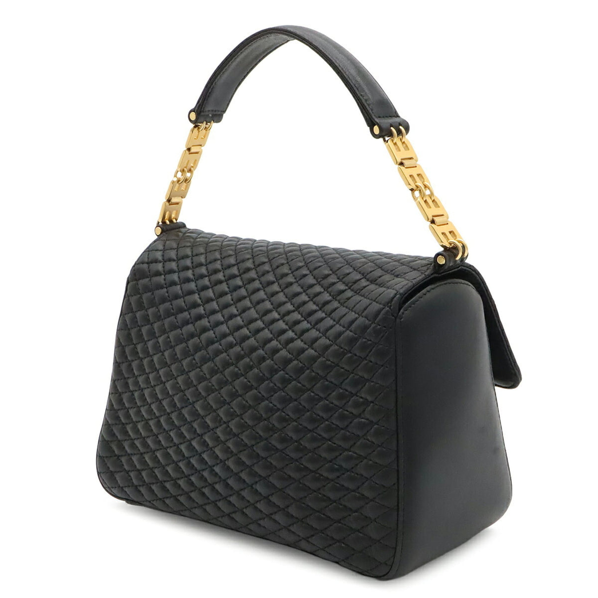 Bally Black Leather Handbag (Pre-Owned)