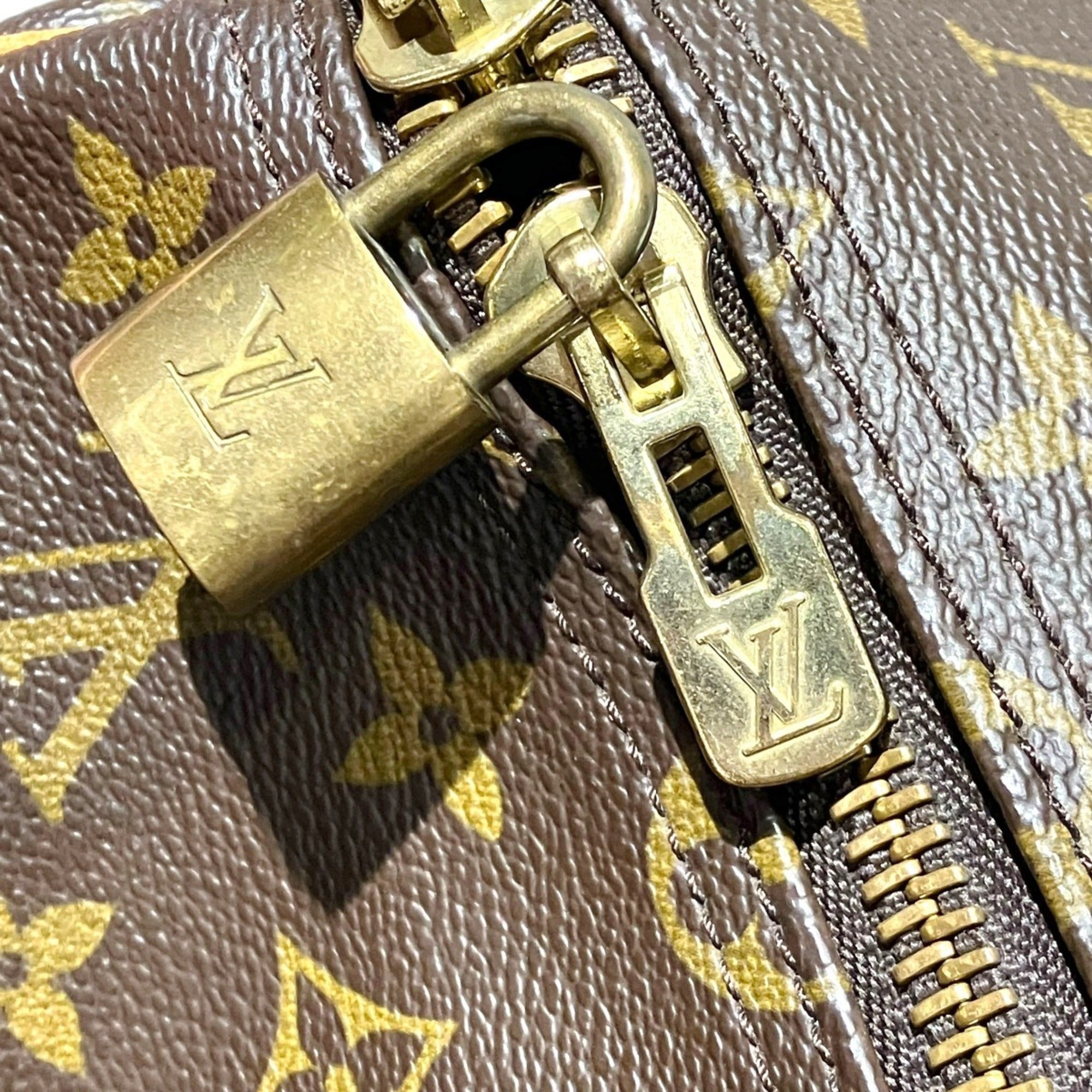Louis Vuitton Brown Monogram Boston Bag (Pre-Owned)