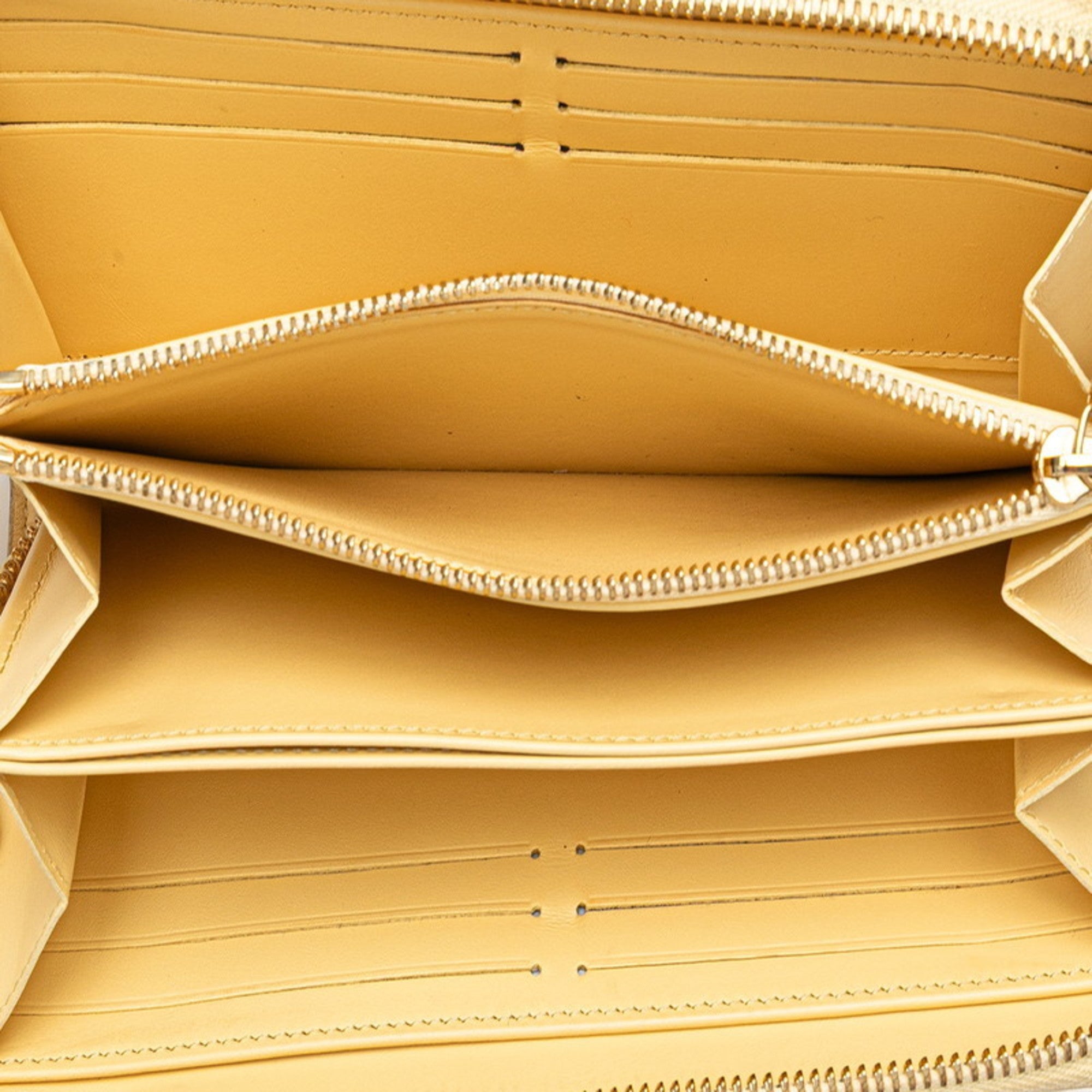 Louis Vuitton Yellow Leather Coin Purse/Coin Case (Pre-Owned)