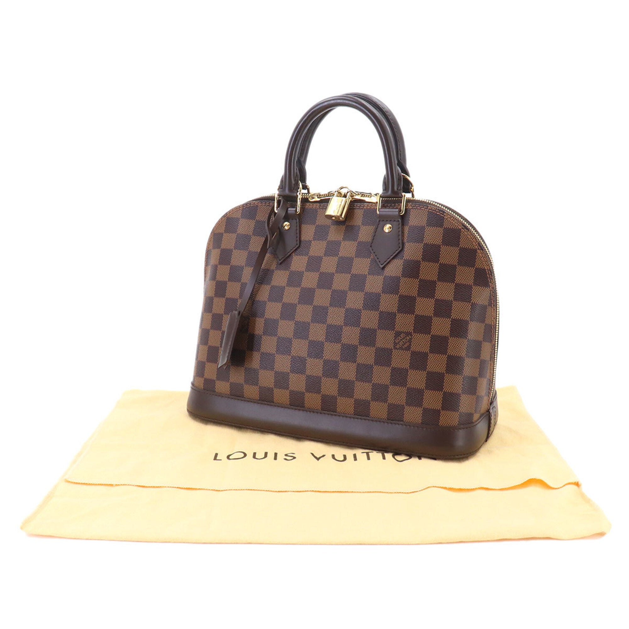 Louis Vuitton Damier Ebene Damier Canvas Handbag (Pre-Owned)